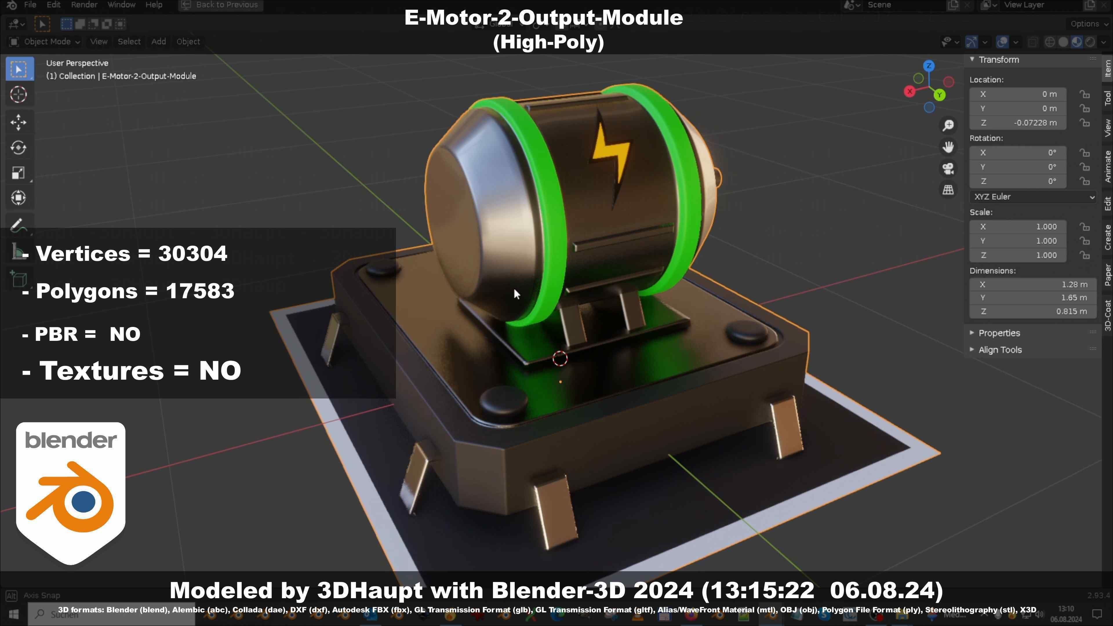 E-Motor-2-Output-Module  3D model_98
