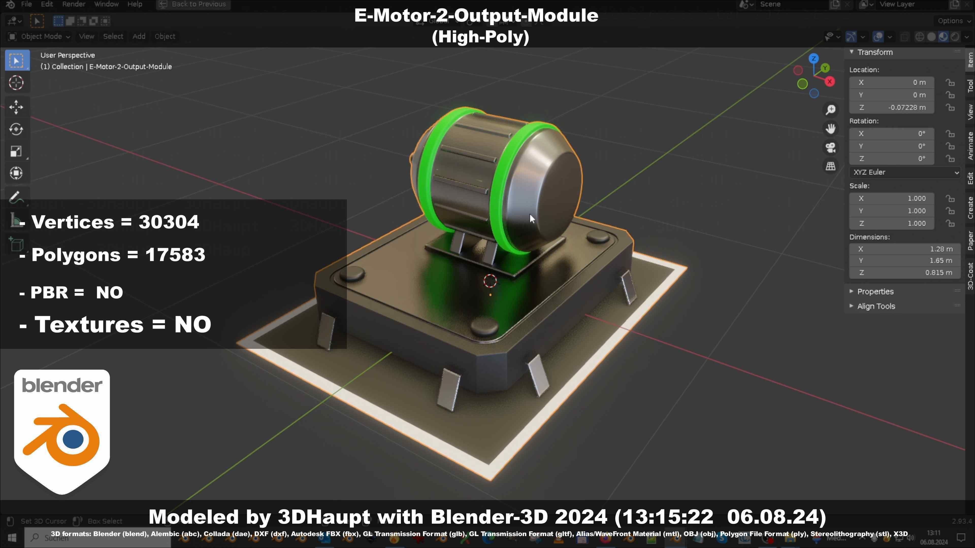 E-Motor-2-Output-Module  3D model_15
