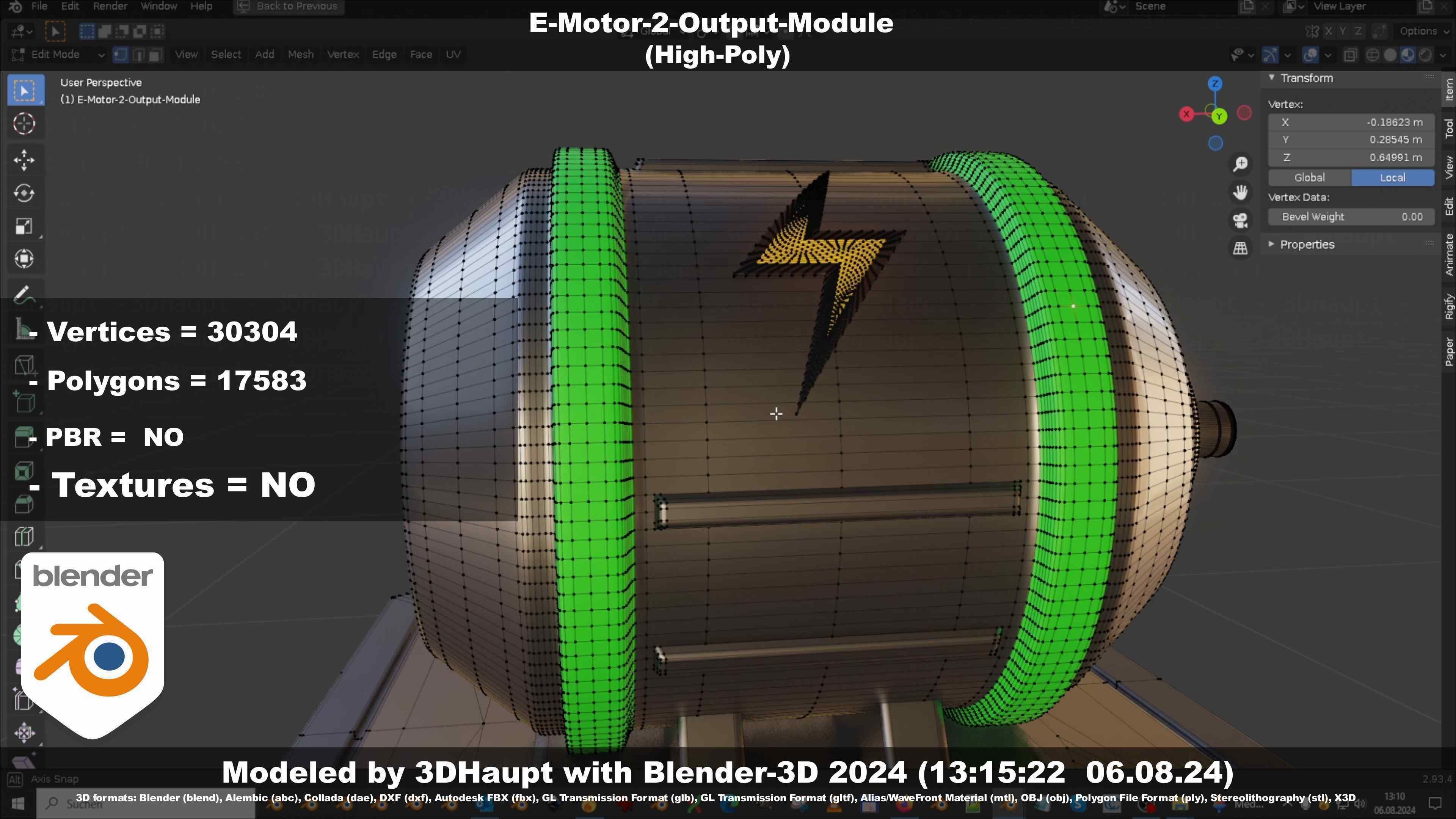 E-Motor-2-Output-Module  3D model_43