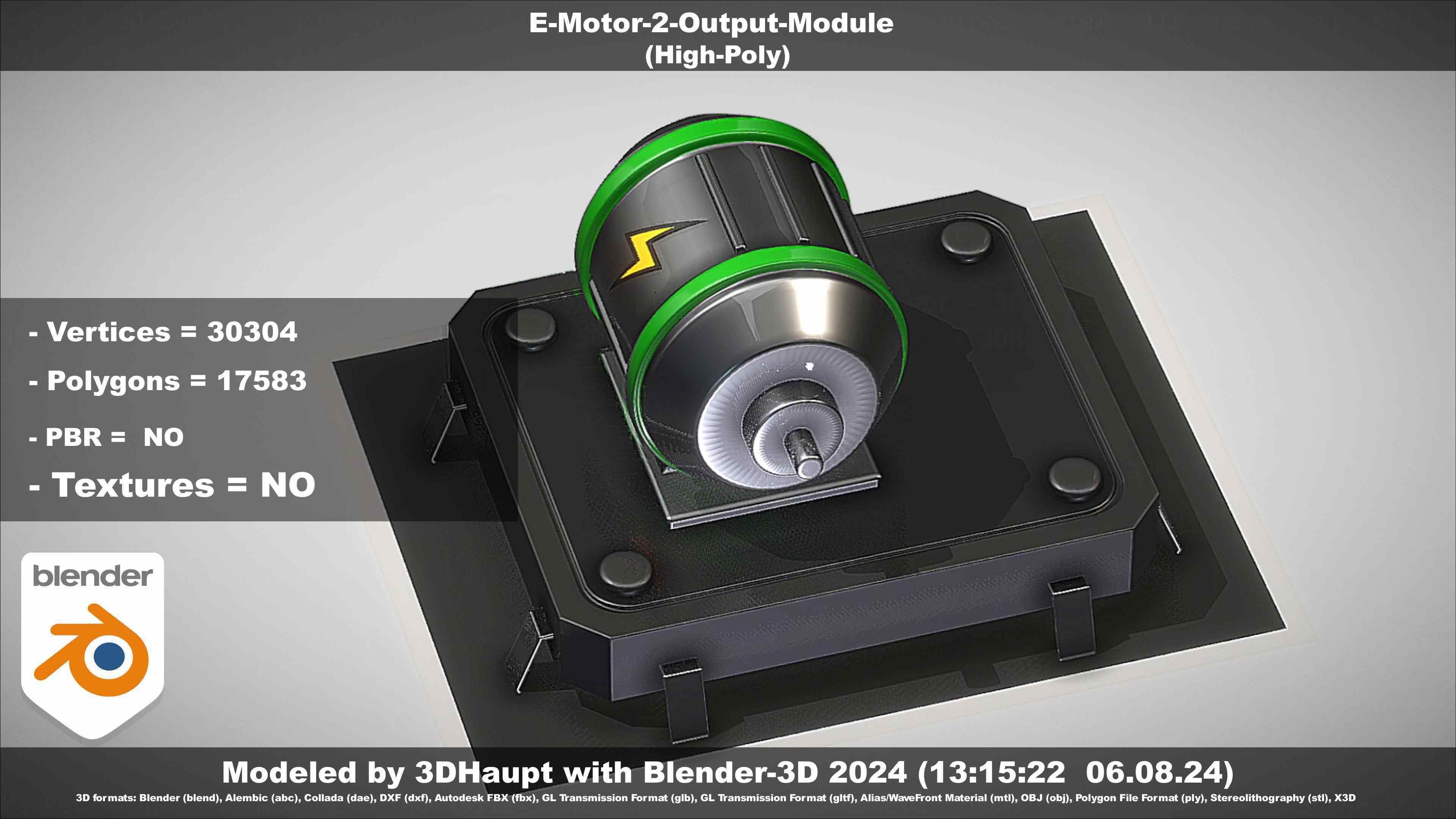 E-Motor-2-Output-Module  3D model_93
