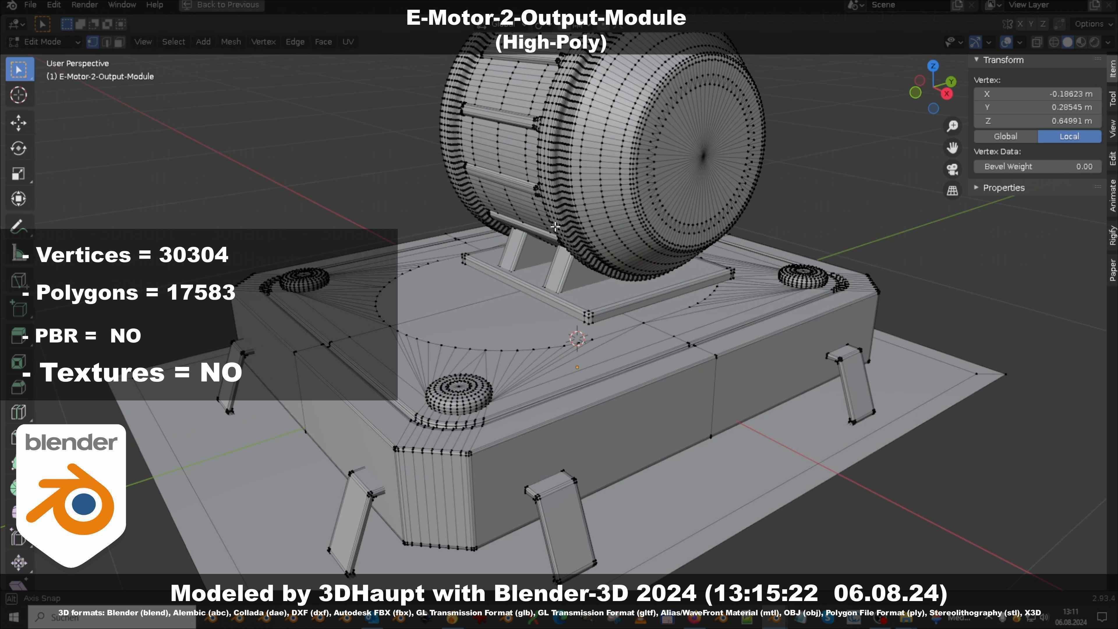 E-Motor-2-Output-Module  3D model_46
