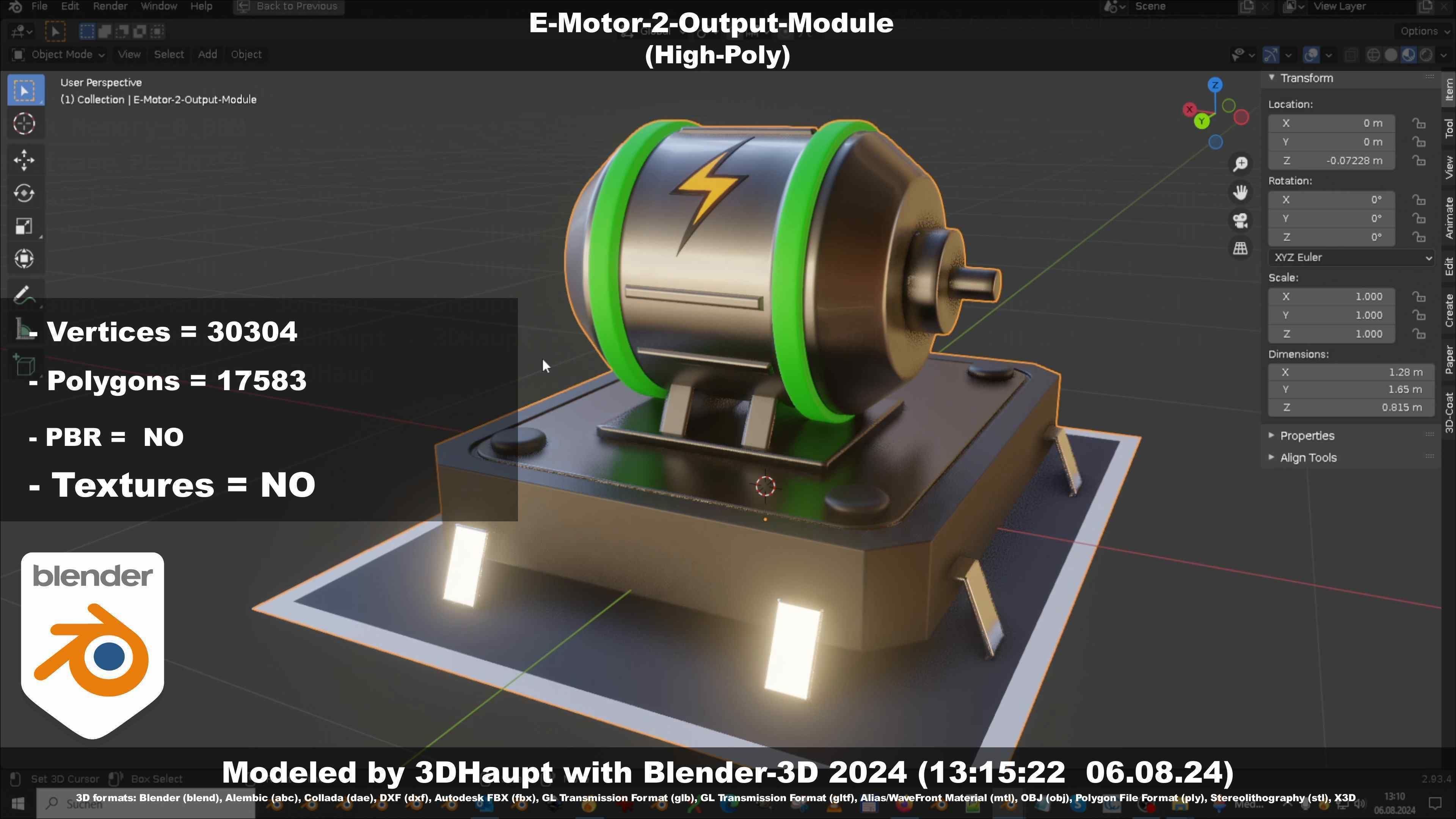 E-Motor-2-Output-Module  3D model_40