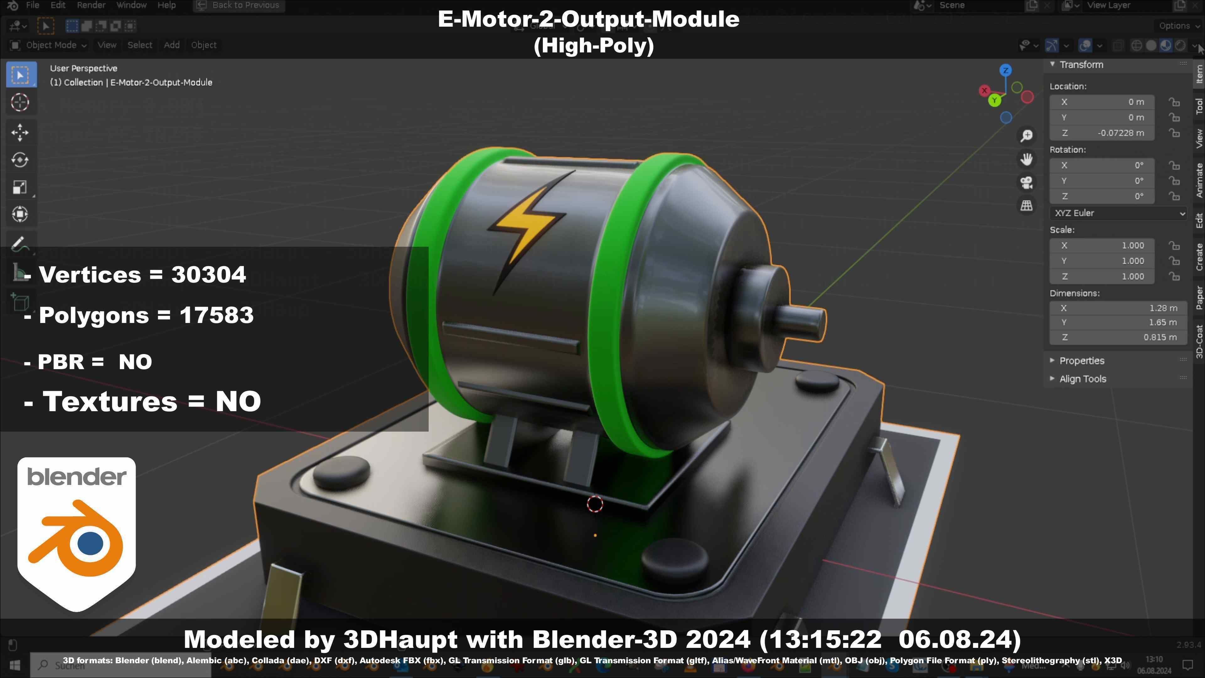 E-Motor-2-Output-Module  3D model_66