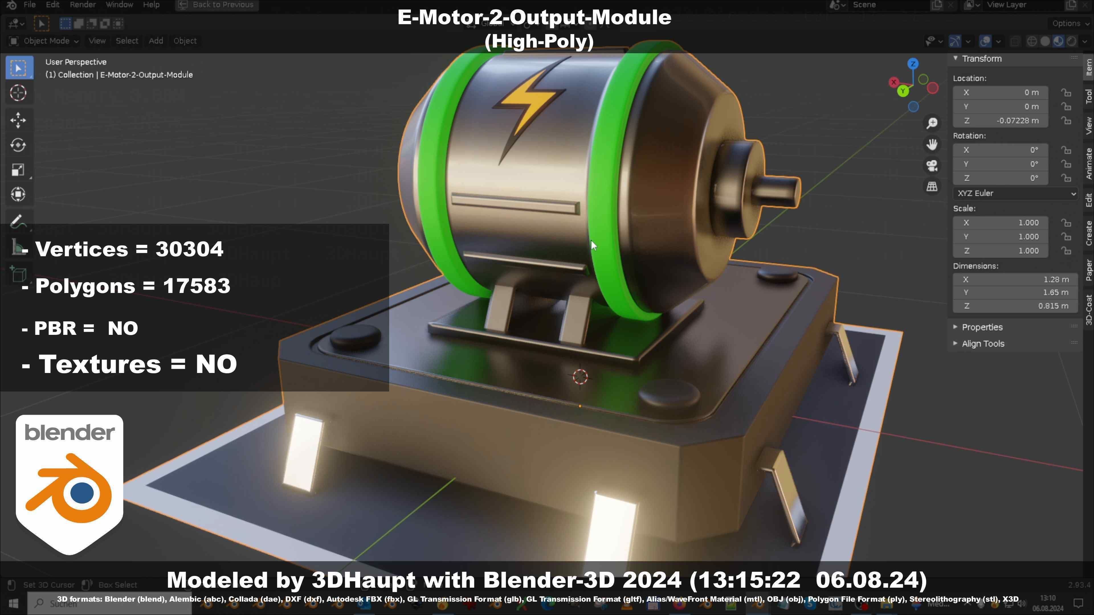 E-Motor-2-Output-Module  3D model_87
