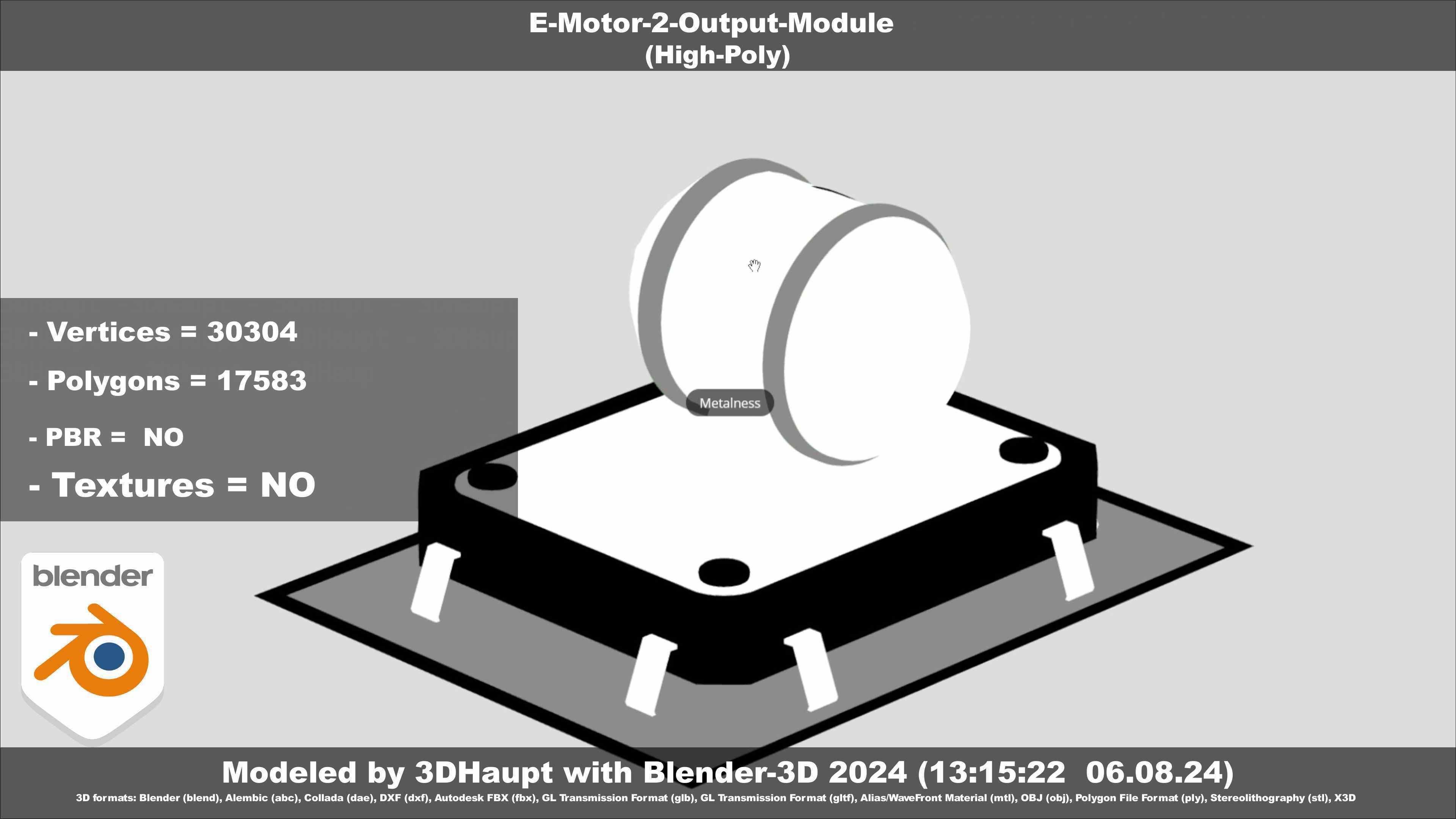 E-Motor-2-Output-Module  3D model_24