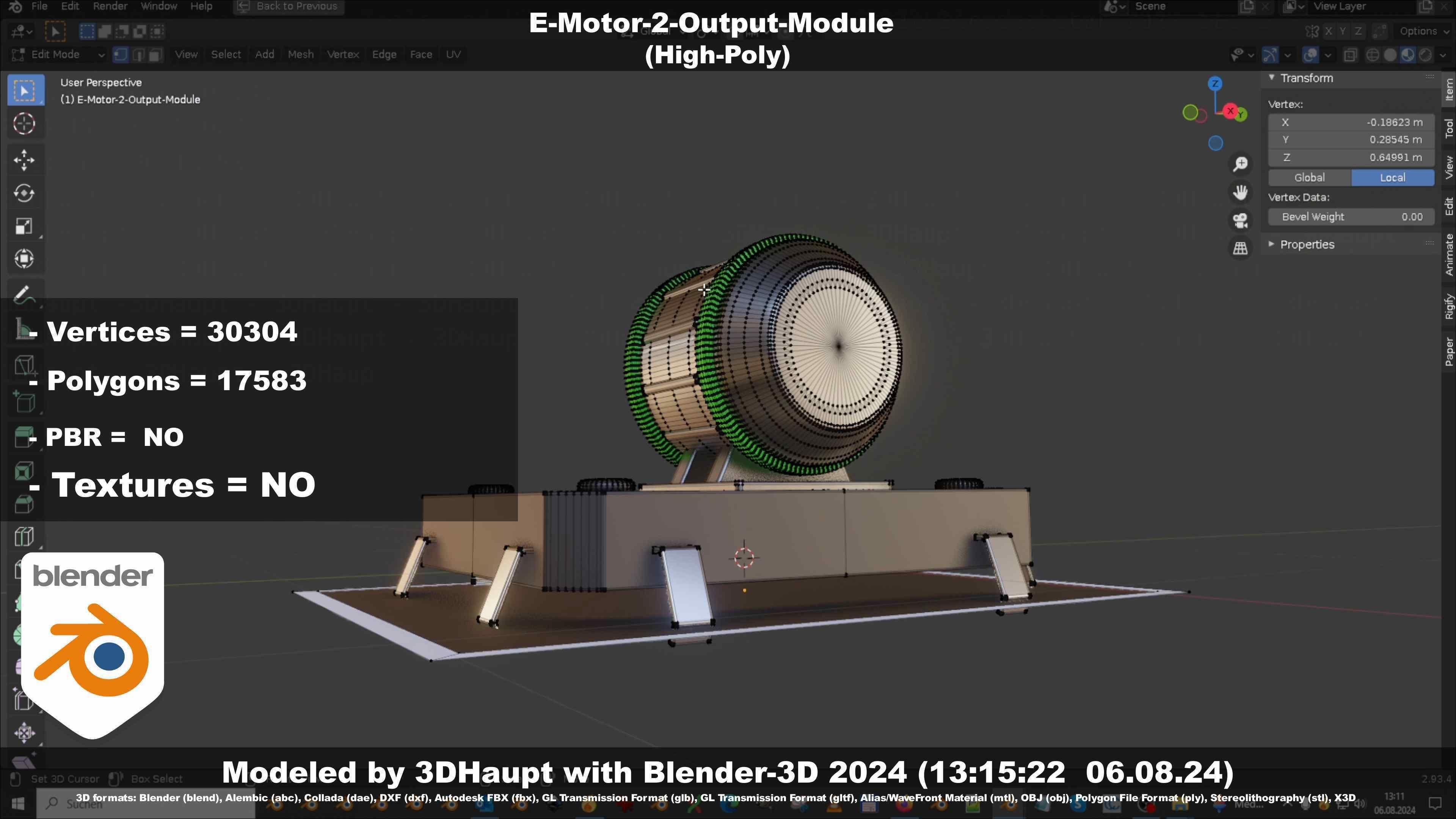 E-Motor-2-Output-Module  3D model_58