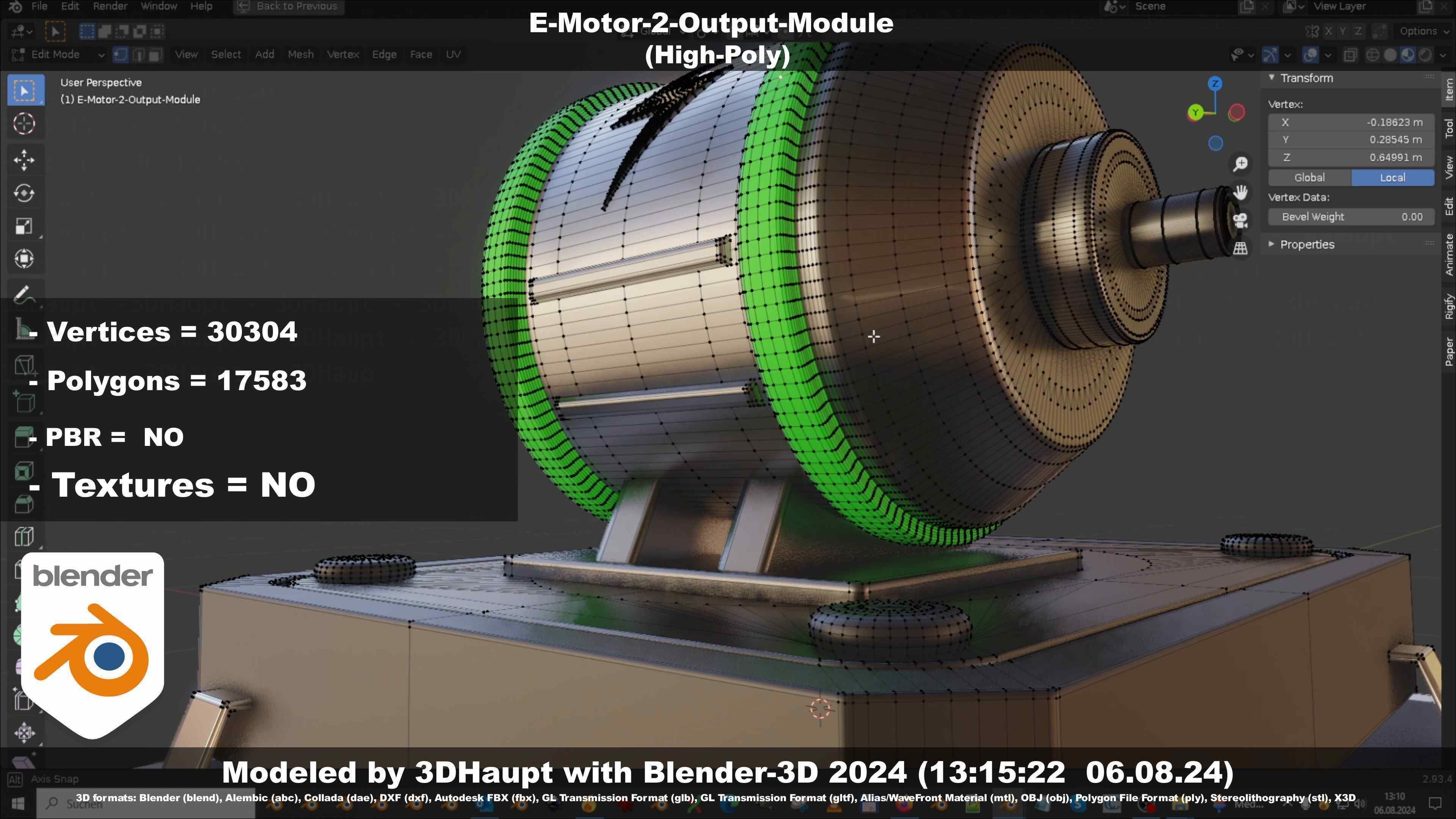 E-Motor-2-Output-Module  3D model_42
