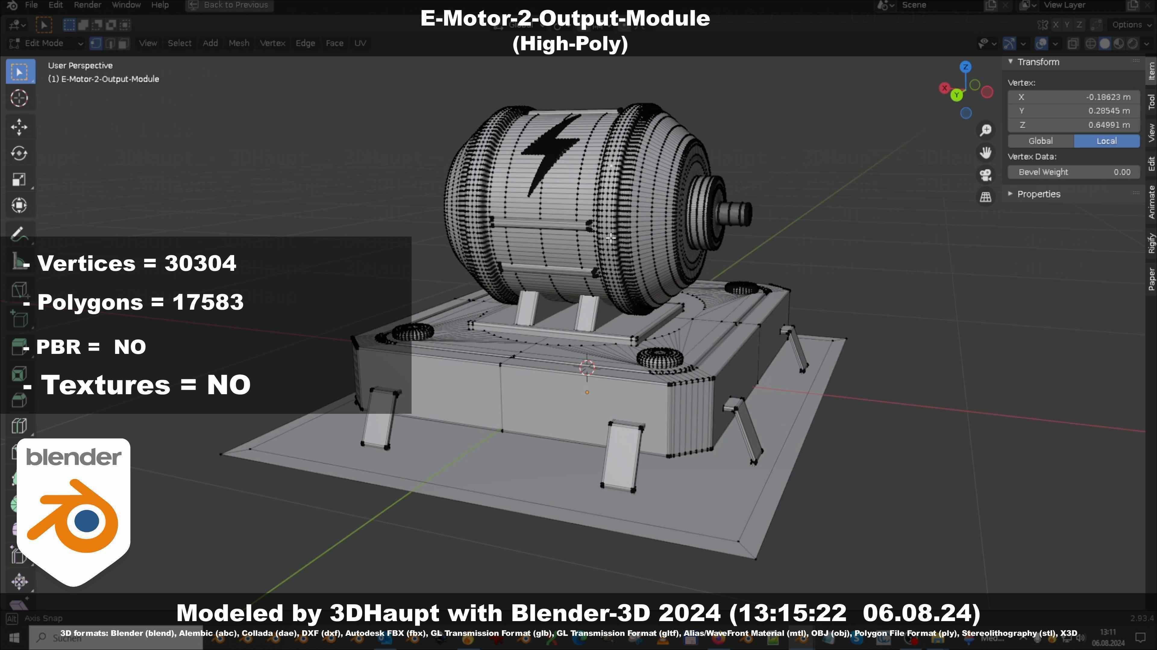 E-Motor-2-Output-Module  3D model_53