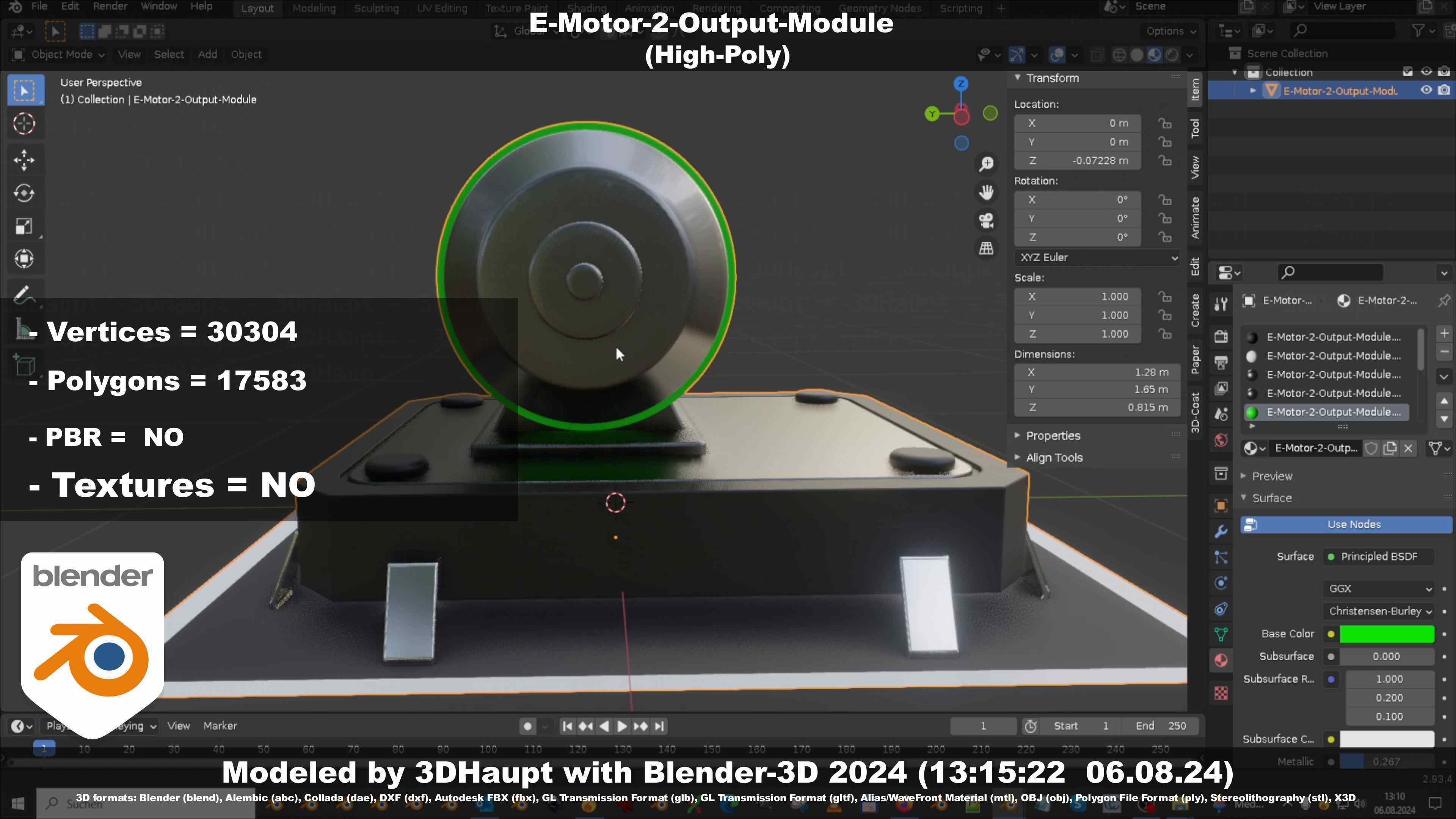 E-Motor-2-Output-Module  3D model_112