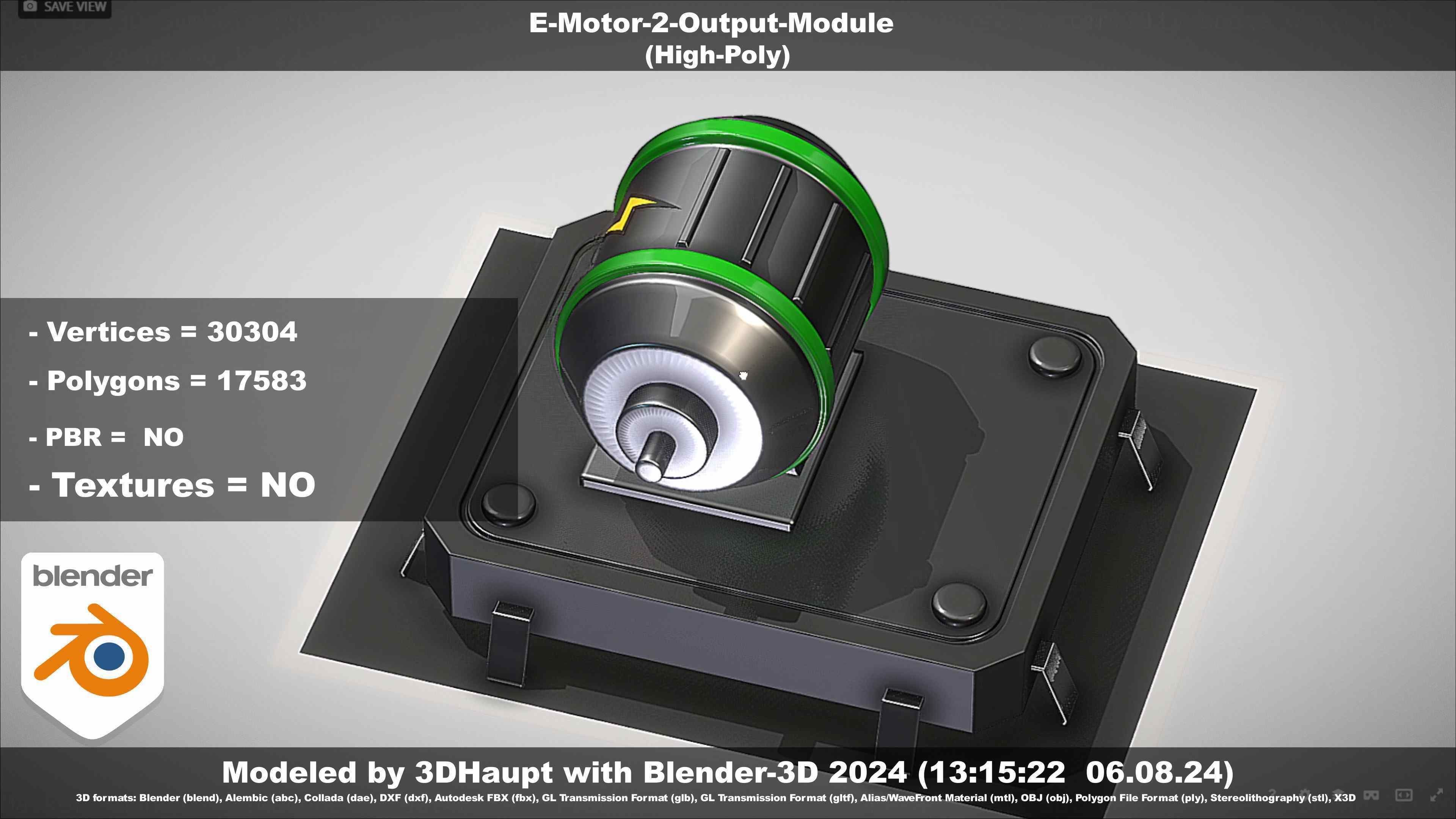 E-Motor-2-Output-Module  3D model_135