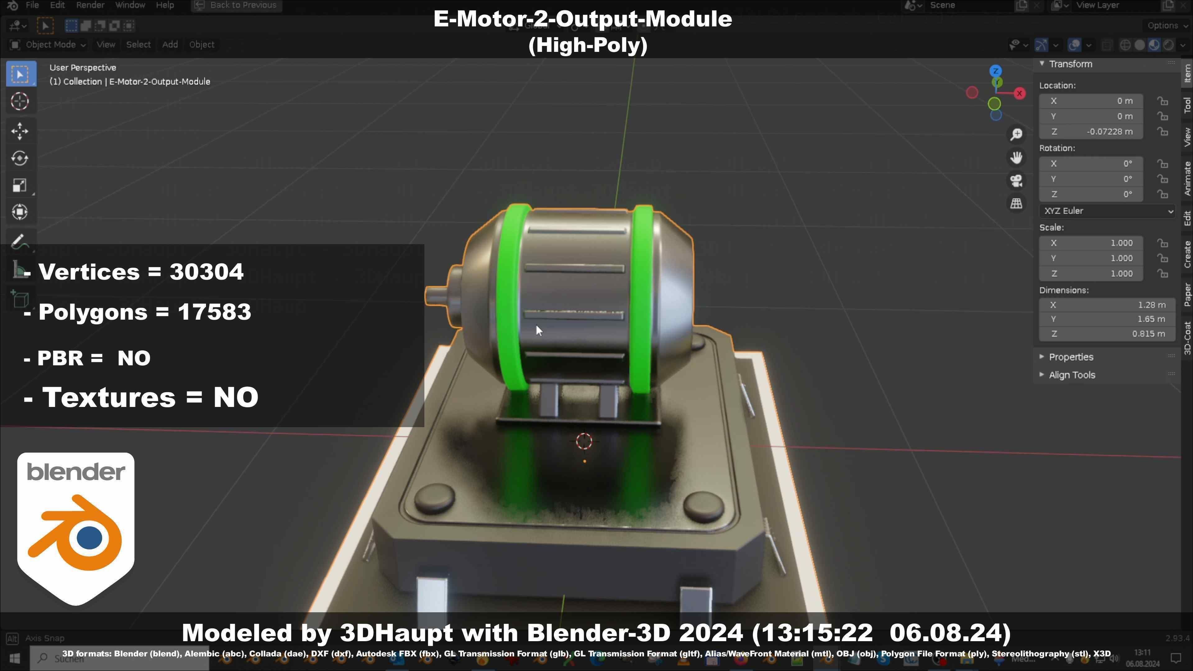 E-Motor-2-Output-Module  3D model_84
