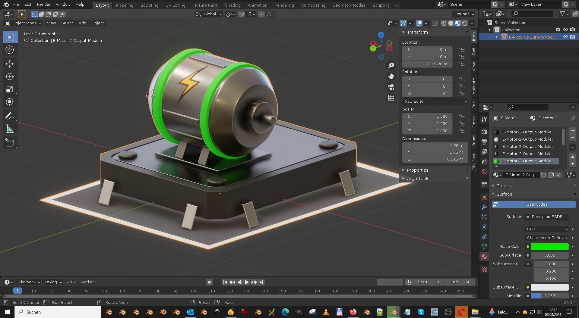 E-Motor-2-Output-Module  3D model_3