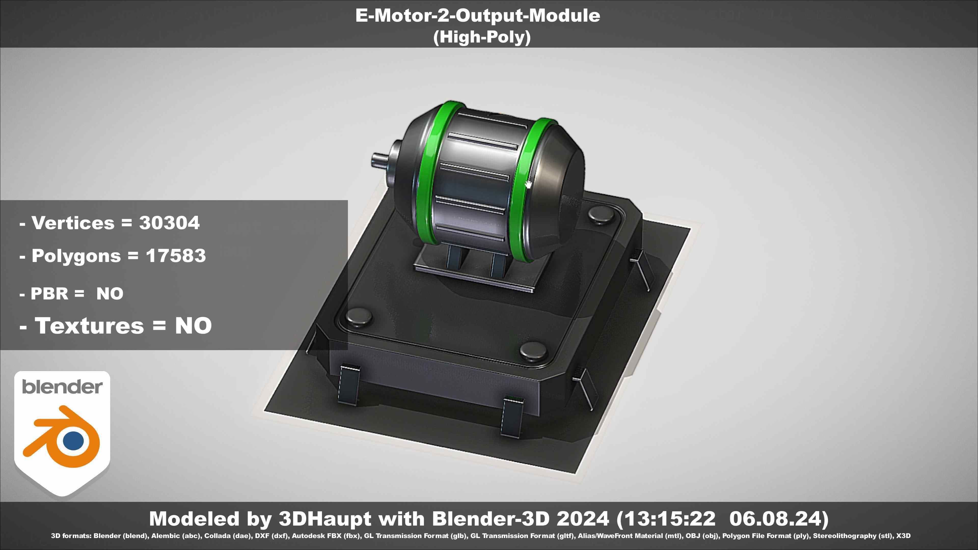 E-Motor-2-Output-Module  3D model_100