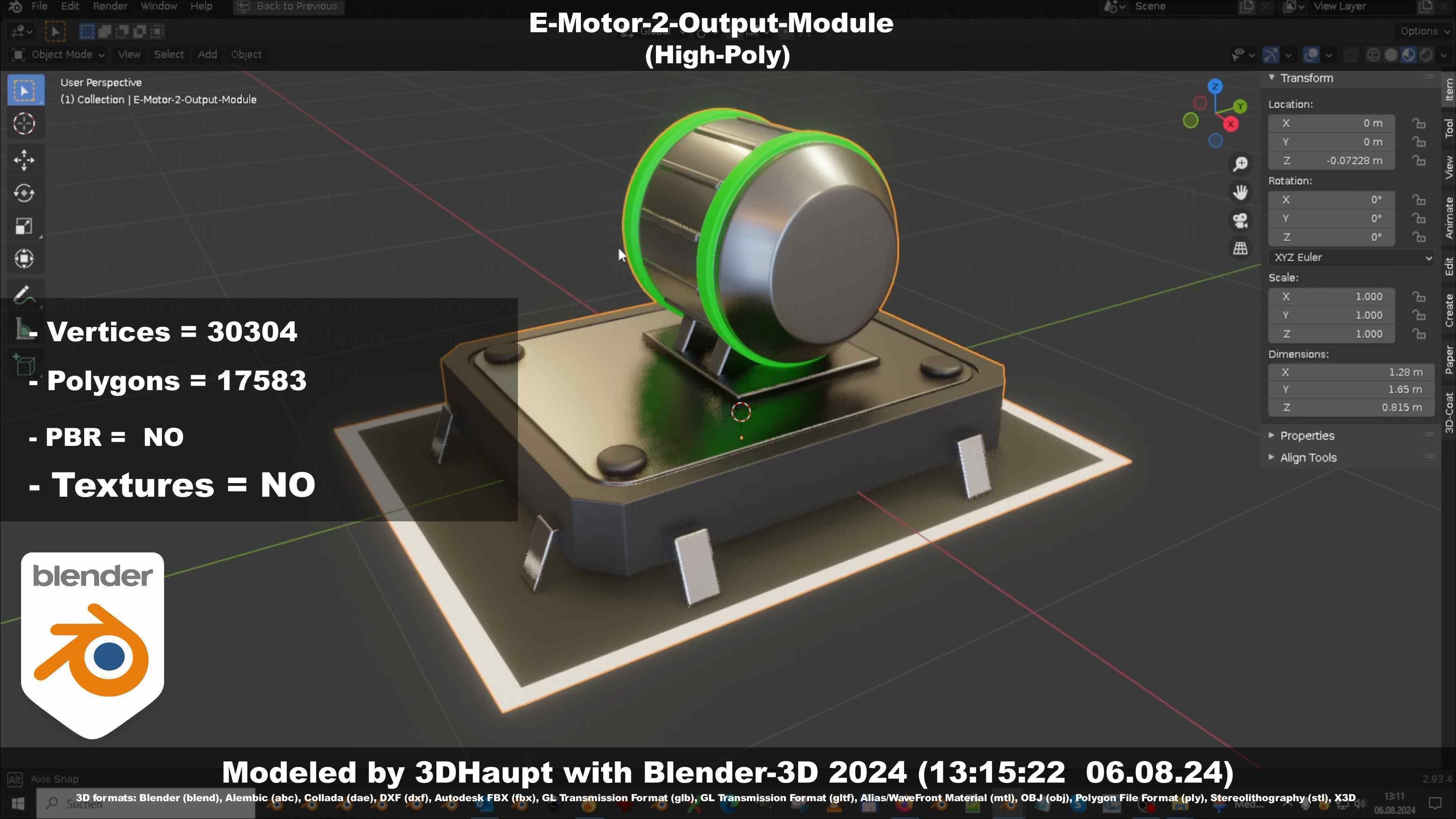 E-Motor-2-Output-Module  3D model_12
