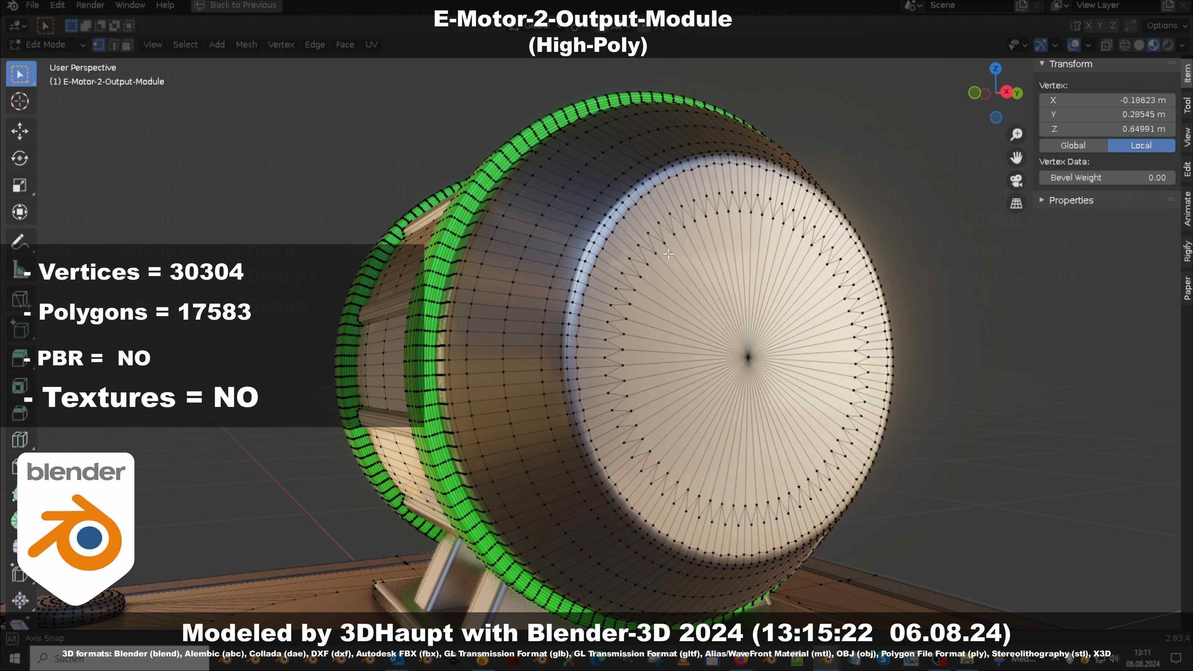E-Motor-2-Output-Module  3D model_45