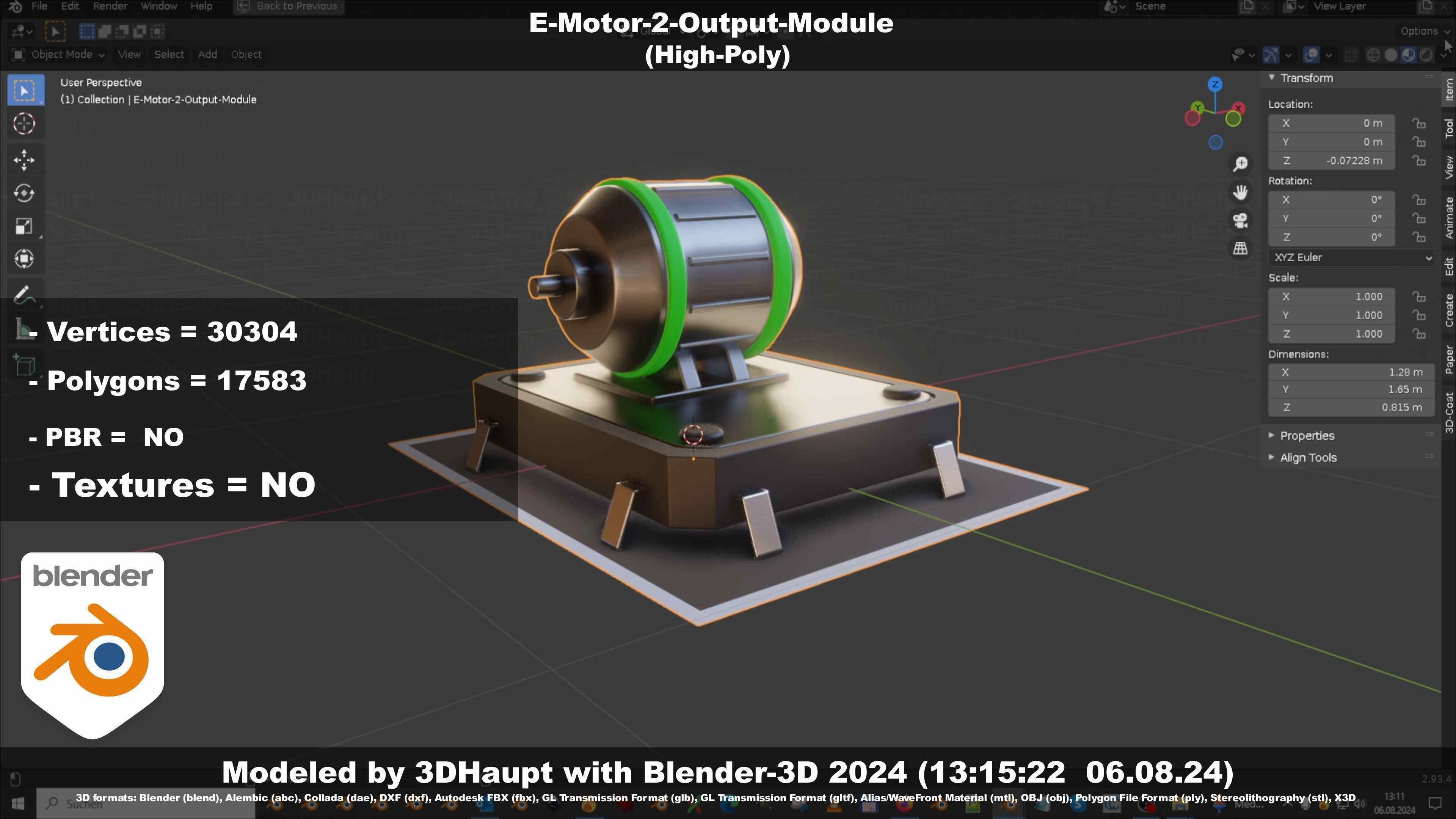 E-Motor-2-Output-Module  3D model_62