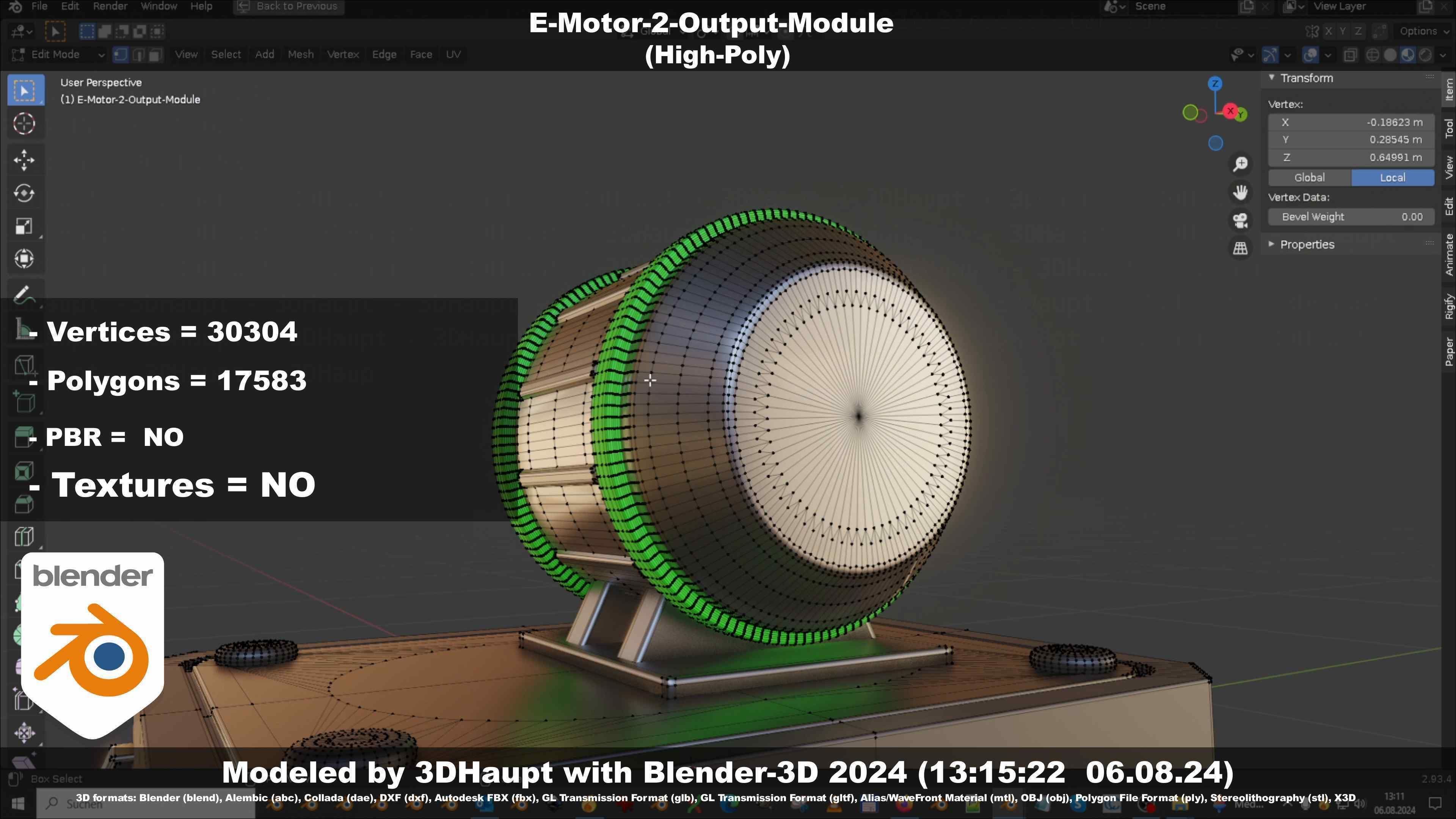 E-Motor-2-Output-Module  3D model_47