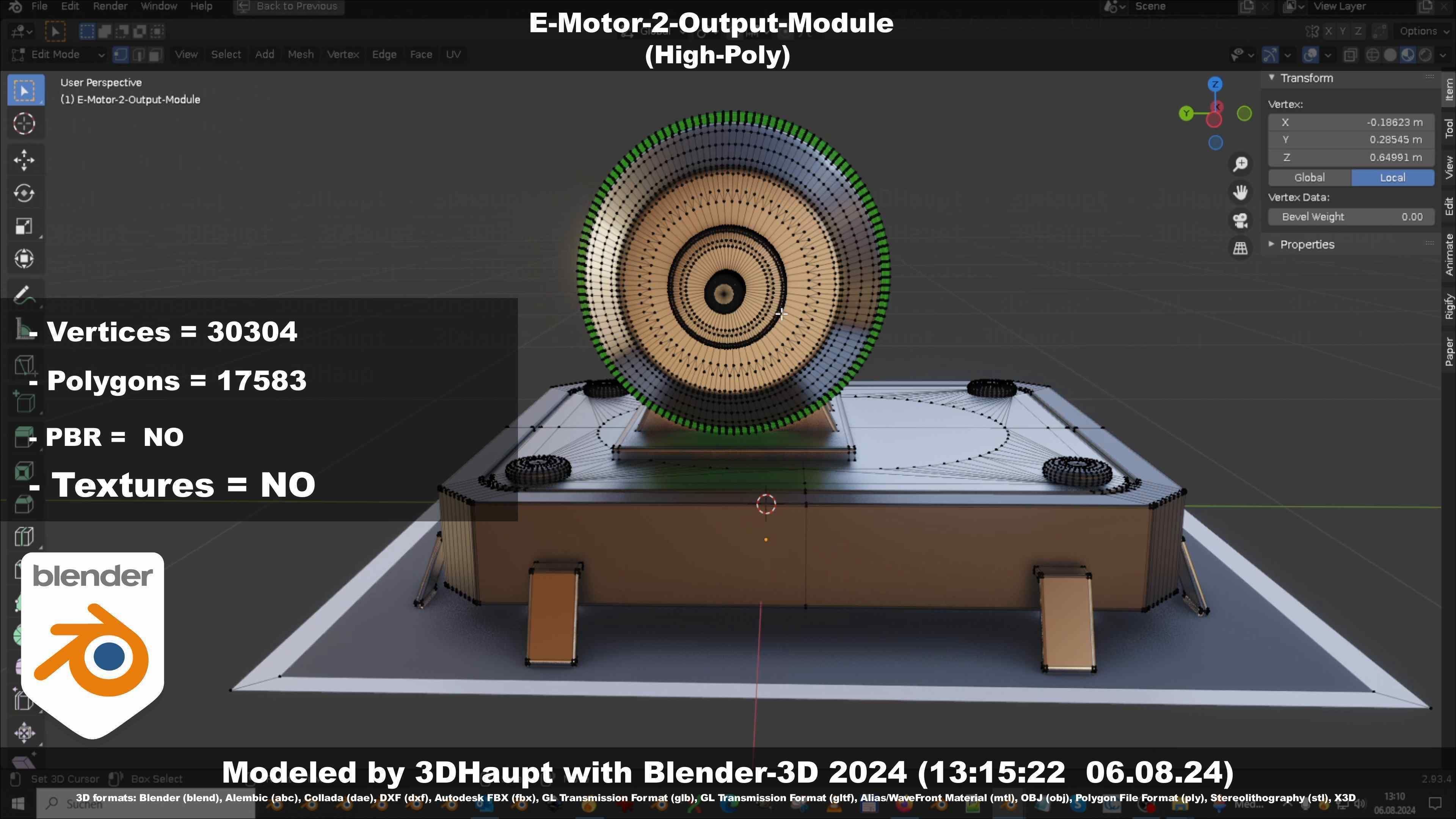 E-Motor-2-Output-Module  3D model_115