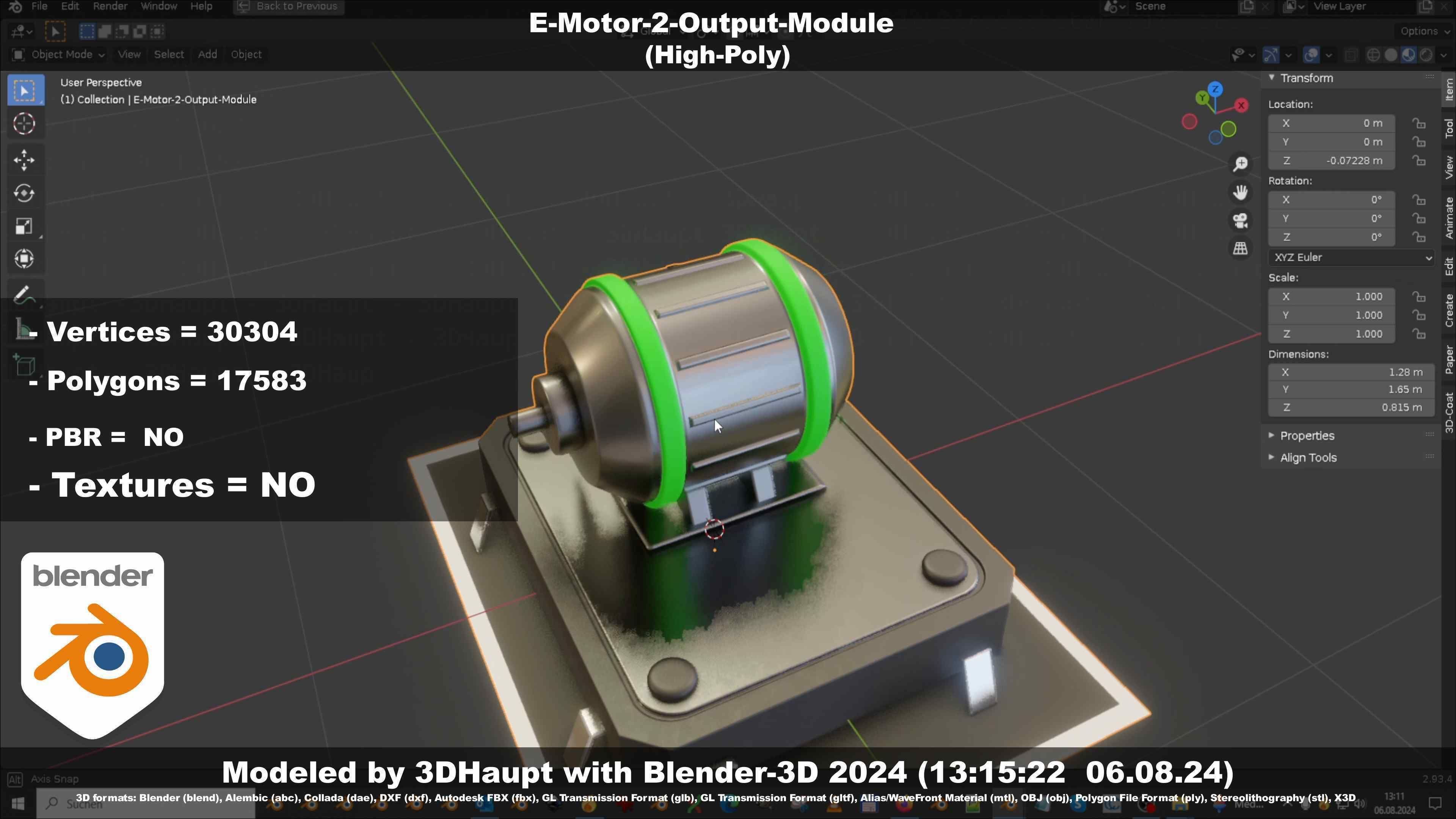E-Motor-2-Output-Module  3D model_10