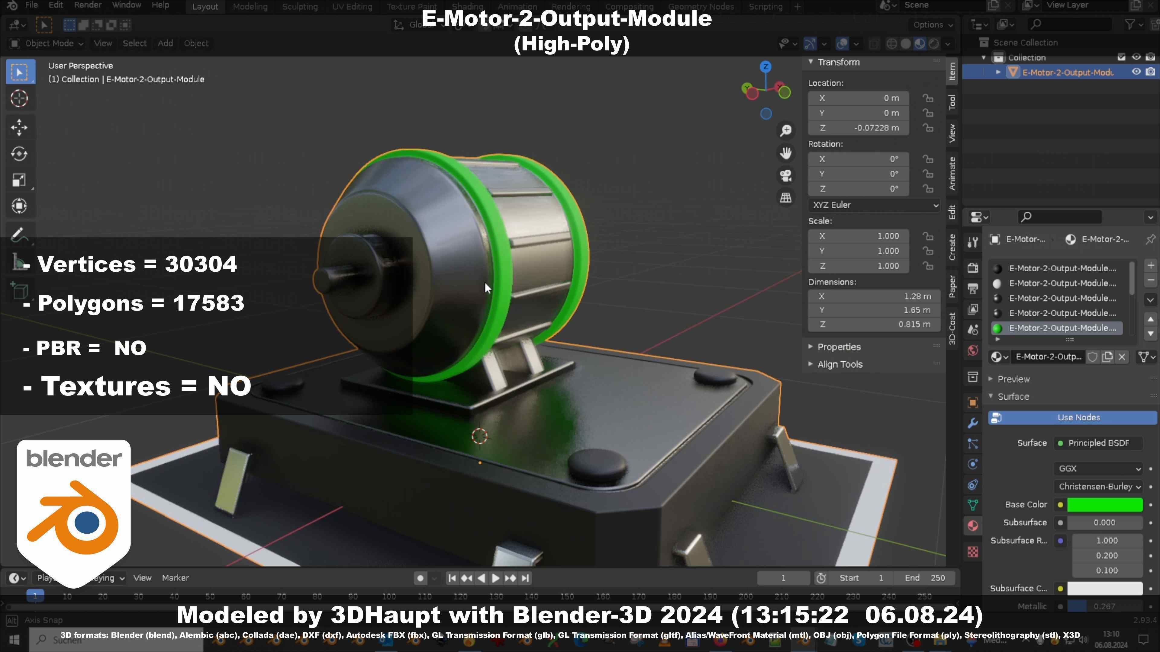E-Motor-2-Output-Module  3D model_36