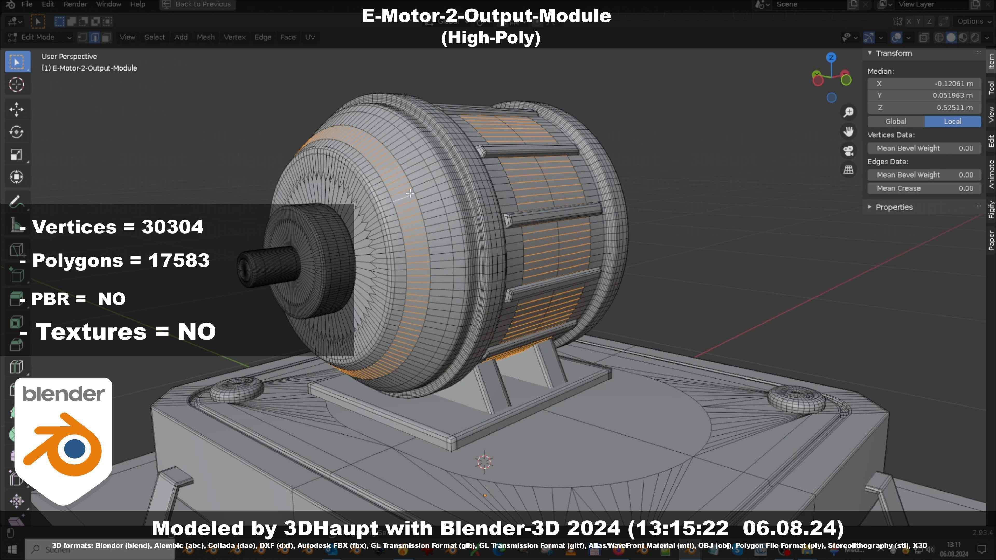 E-Motor-2-Output-Module  3D model_74