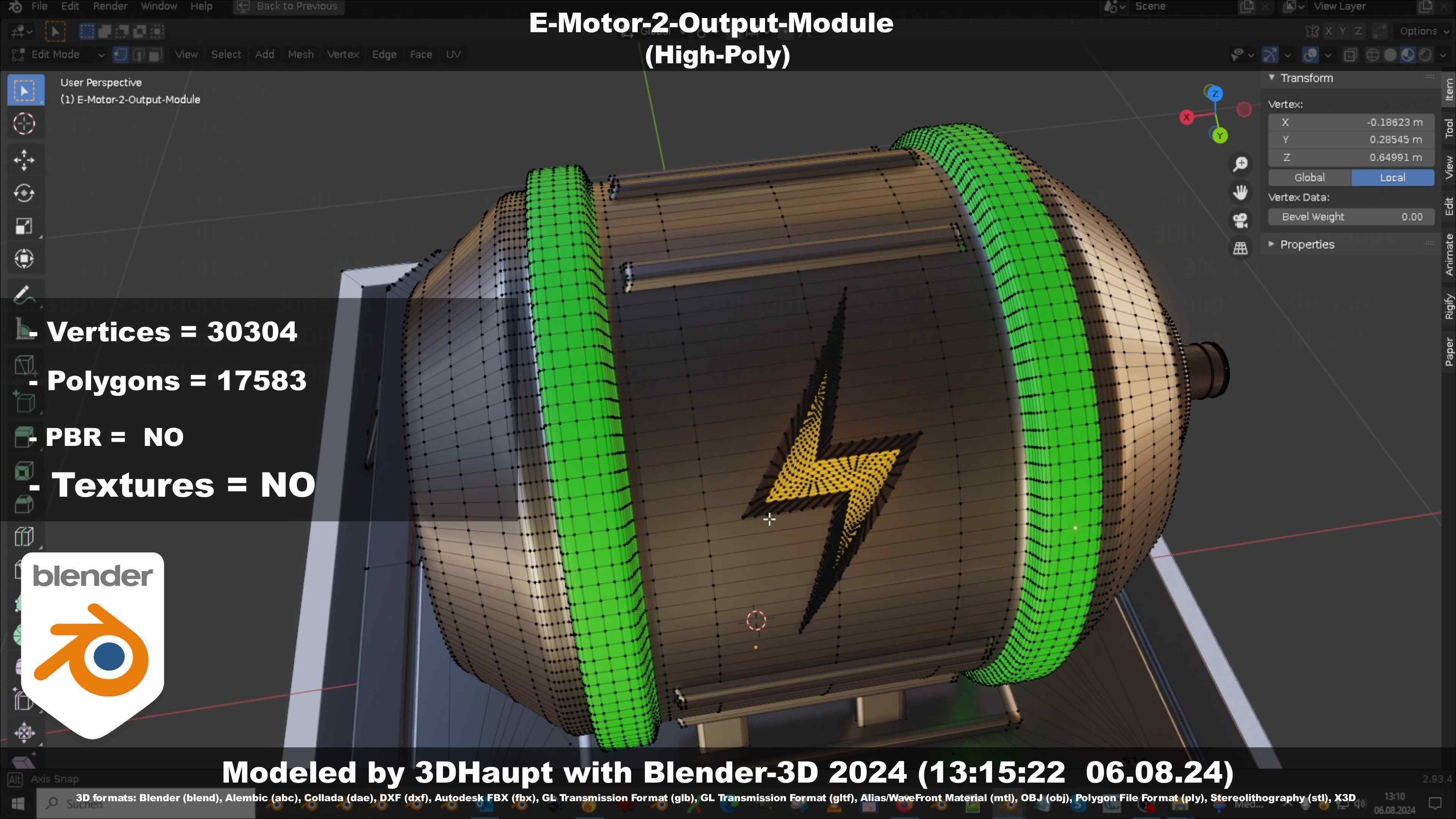 E-Motor-2-Output-Module  3D model_117