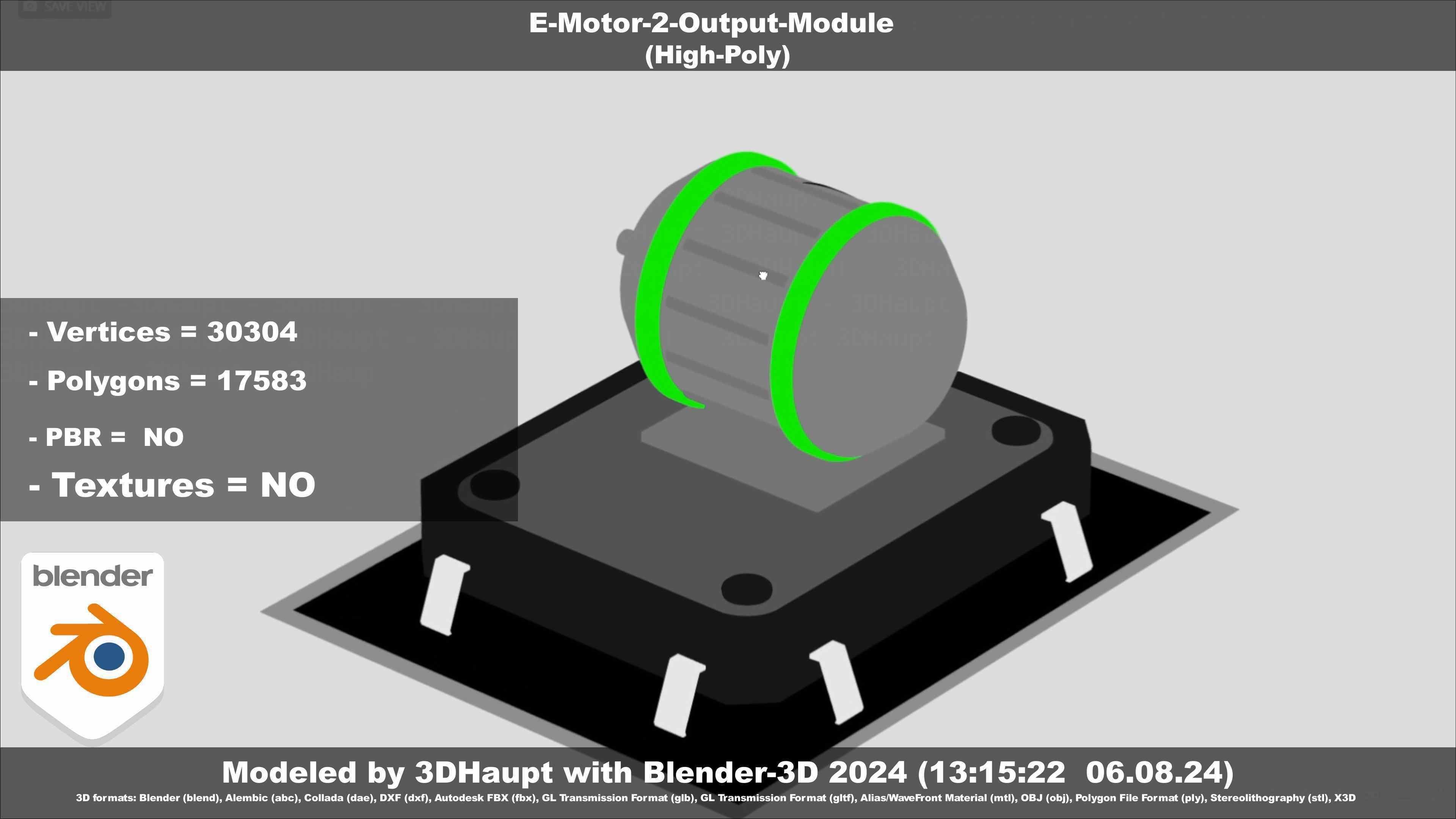 E-Motor-2-Output-Module  3D model_141