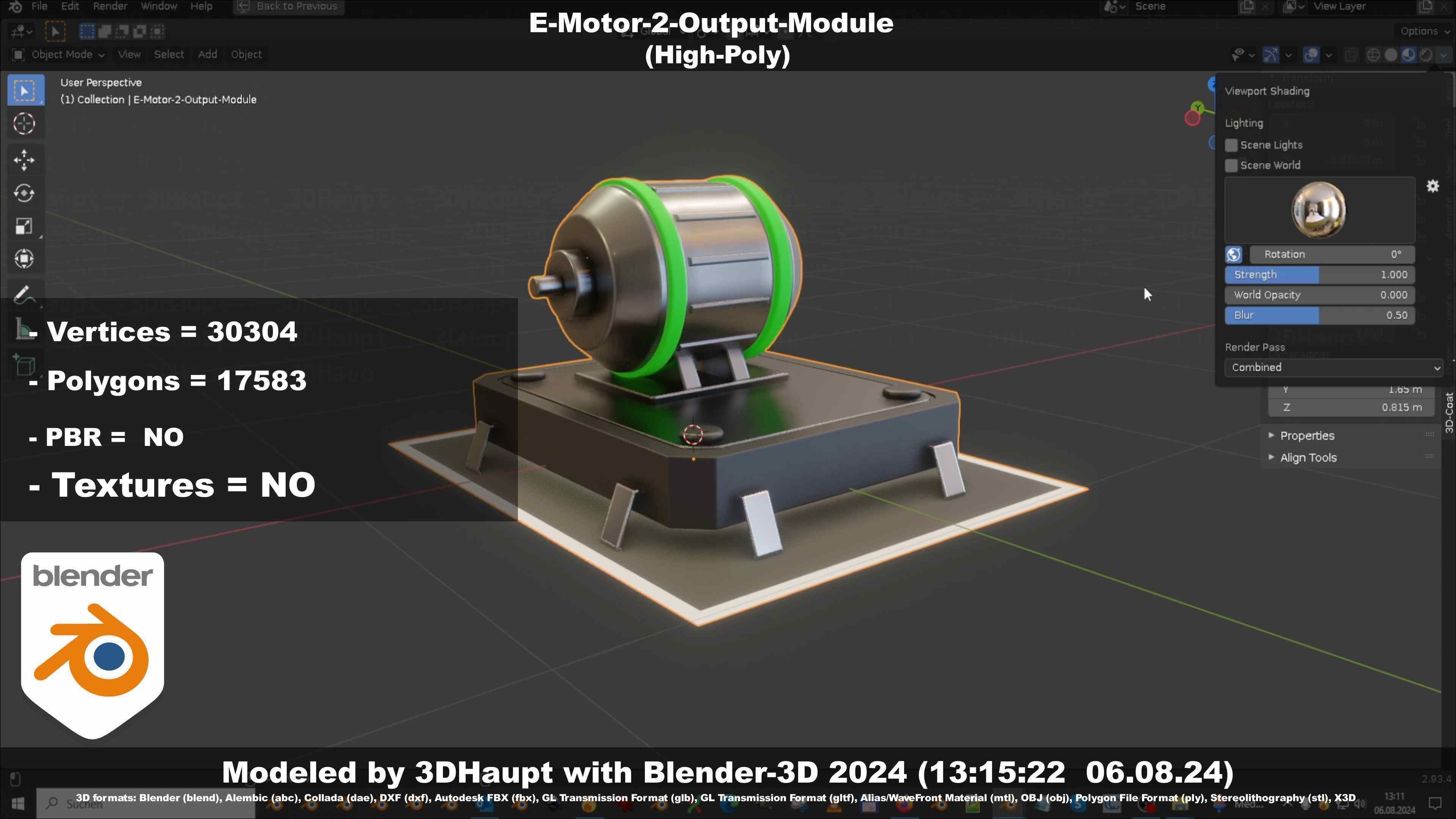 E-Motor-2-Output-Module  3D model_50