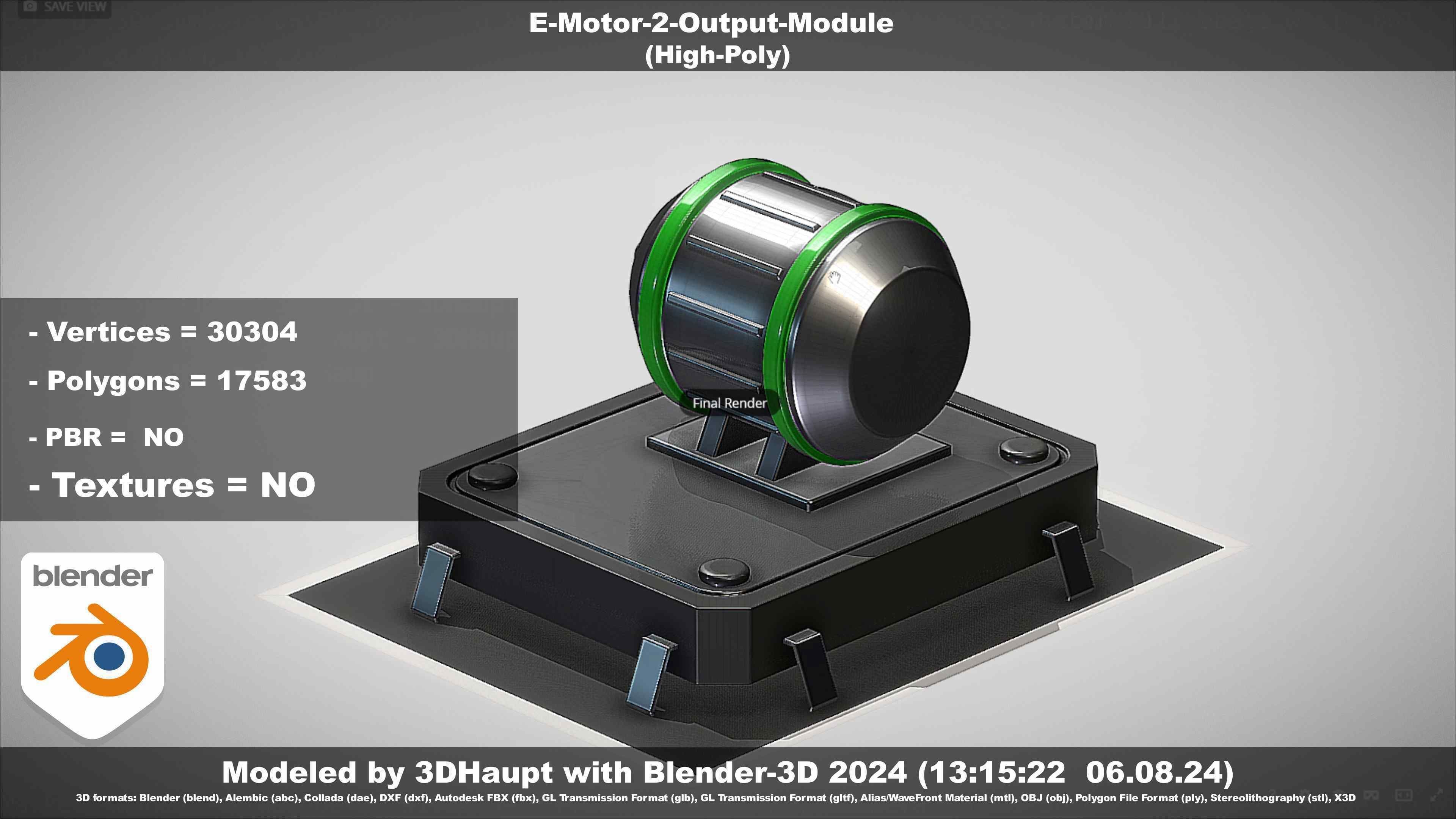 E-Motor-2-Output-Module  3D model_108