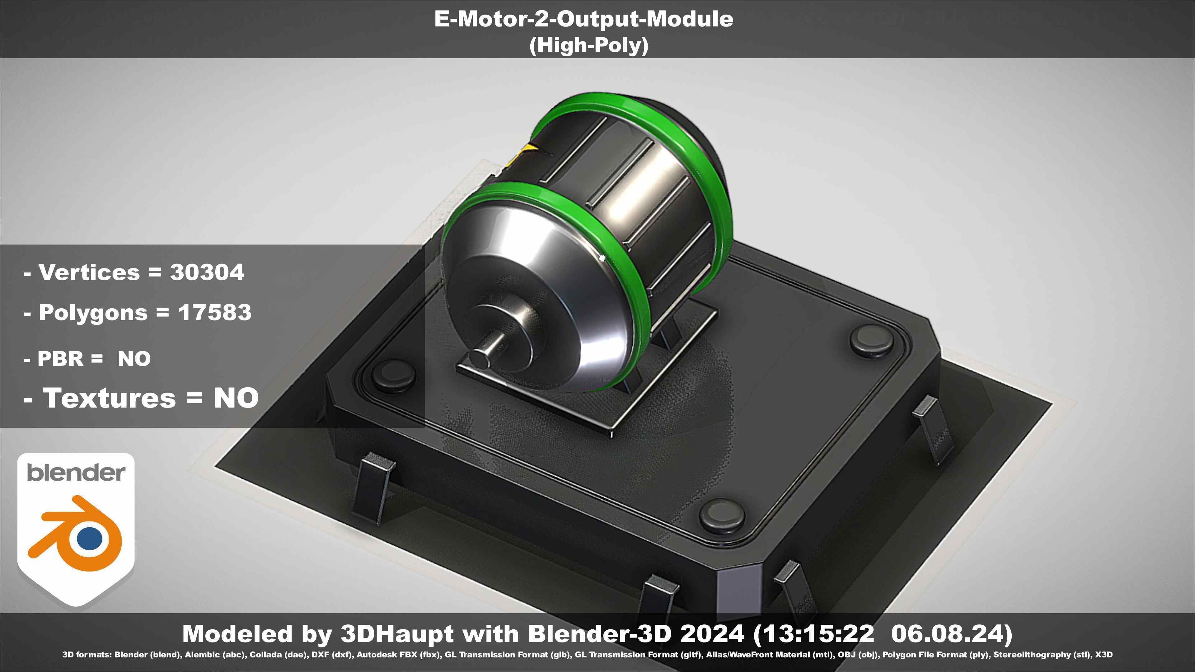 E-Motor-2-Output-Module  3D model_91