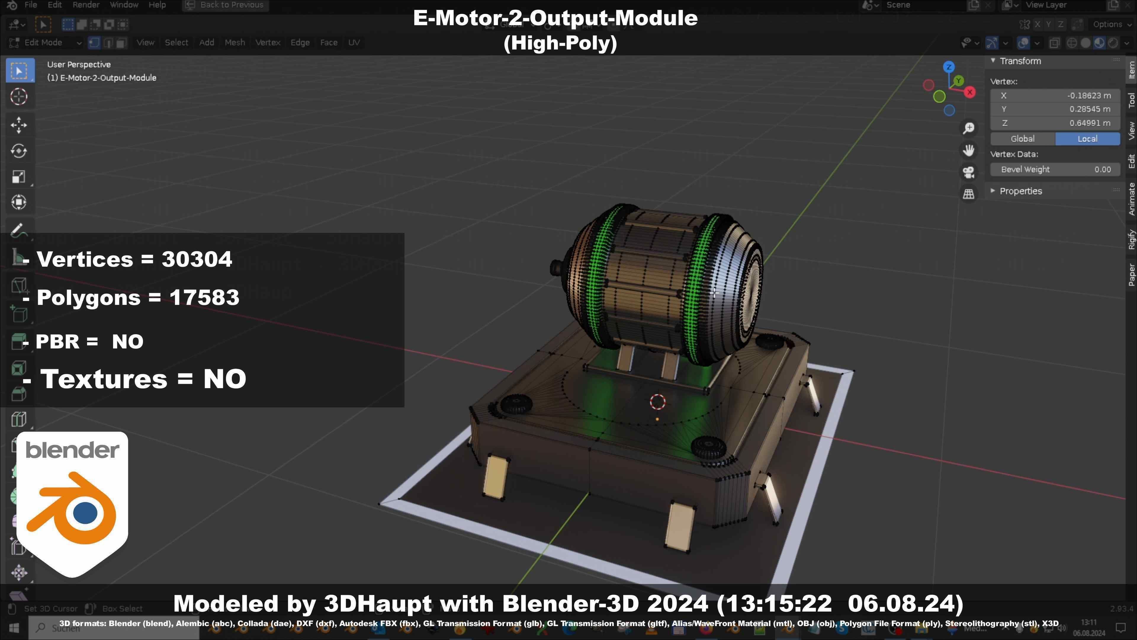 E-Motor-2-Output-Module  3D model_59