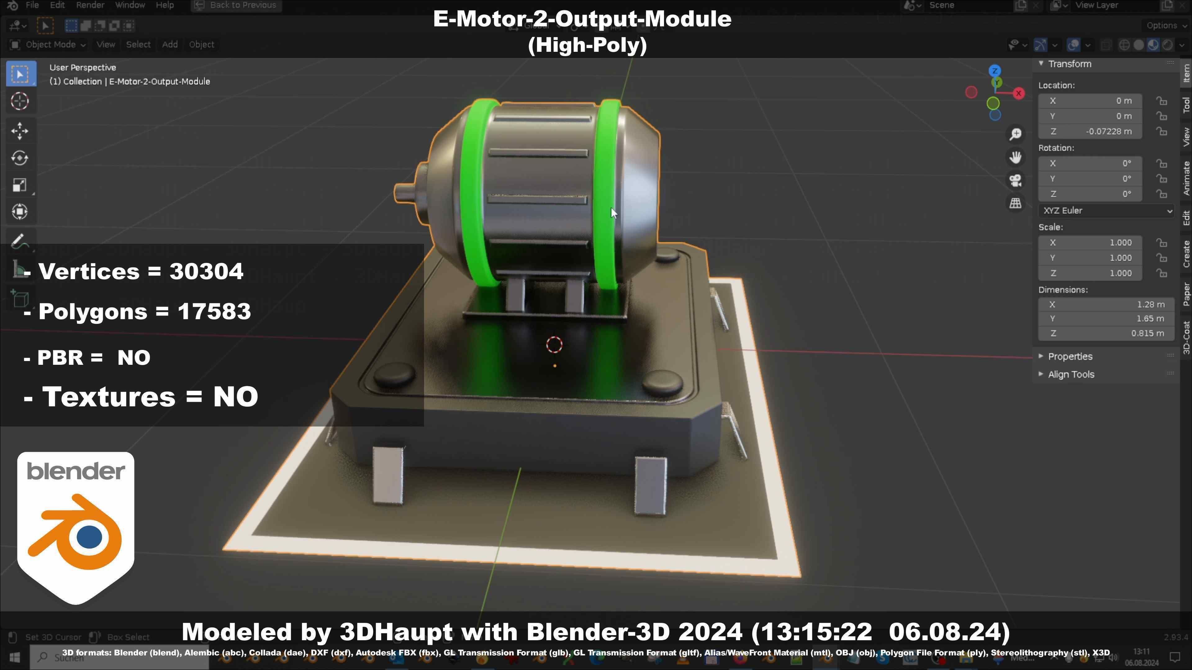 E-Motor-2-Output-Module  3D model_11