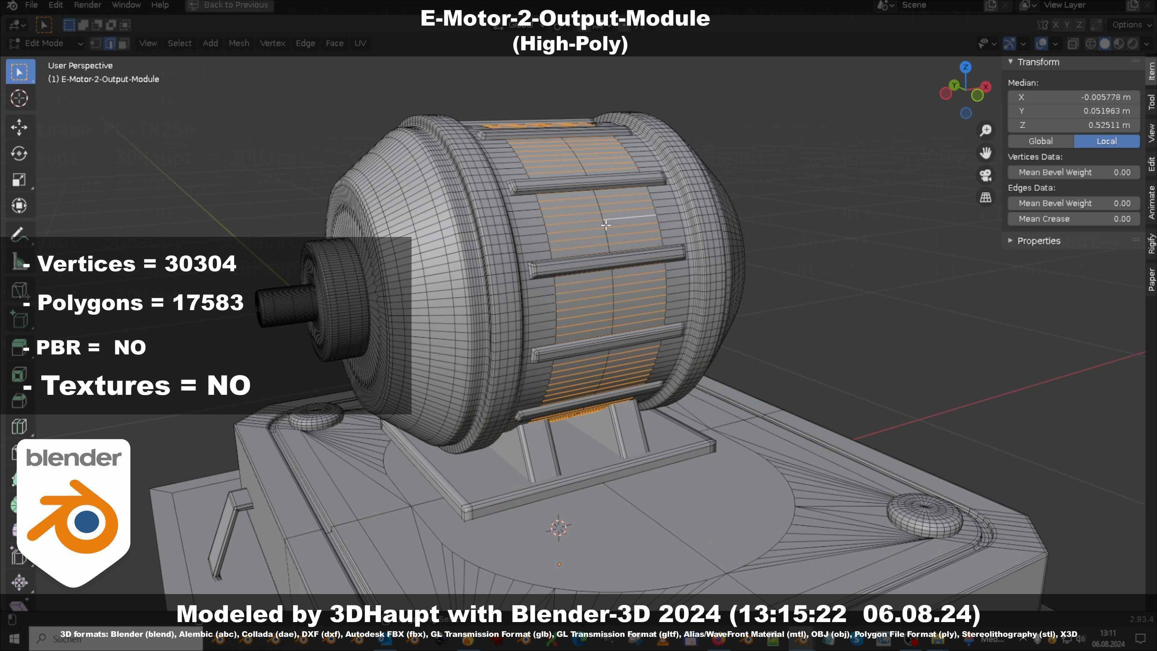 E-Motor-2-Output-Module  3D model_73