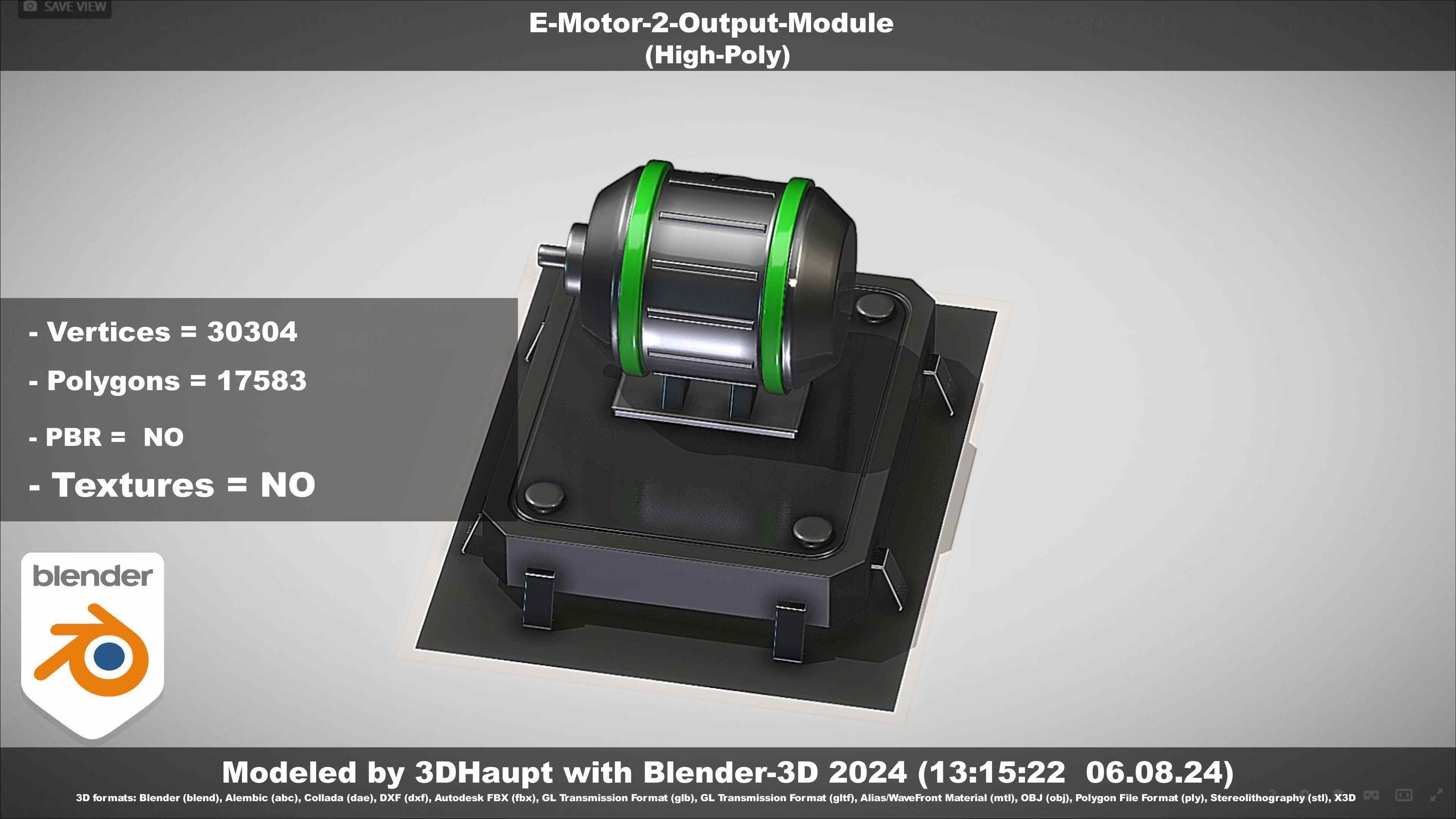E-Motor-2-Output-Module  3D model_139