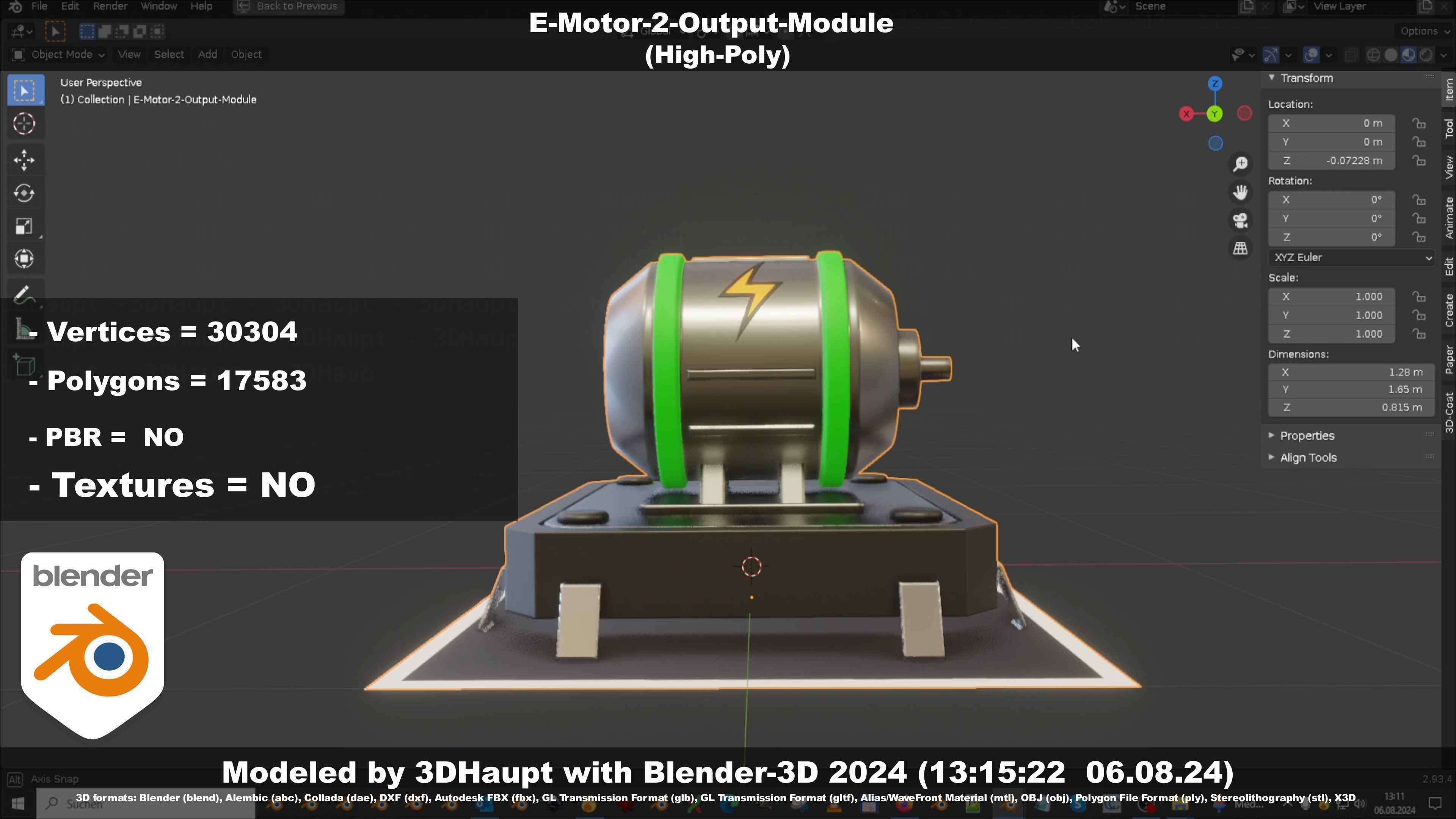 E-Motor-2-Output-Module  3D model_82