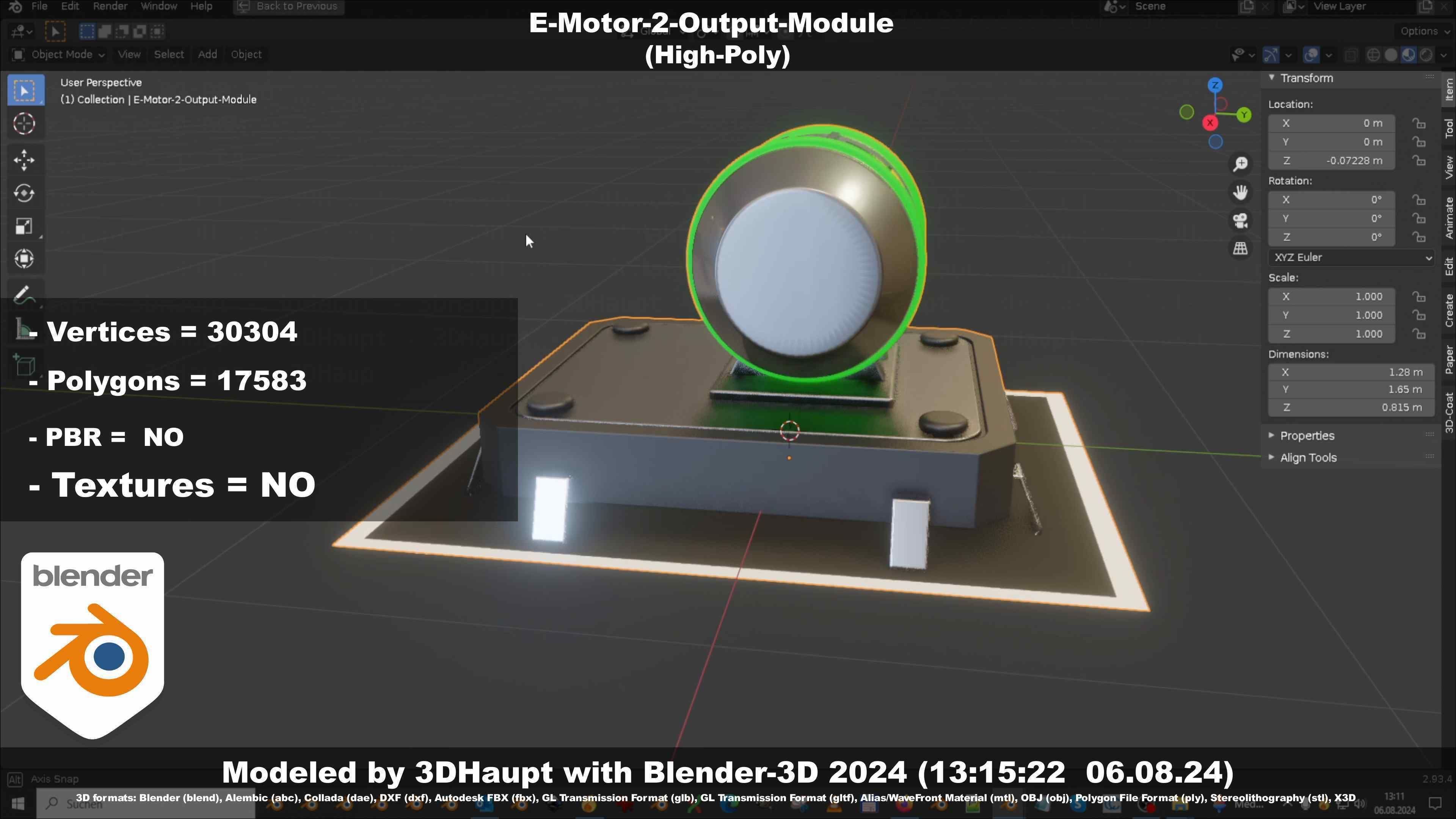 E-Motor-2-Output-Module  3D model_85