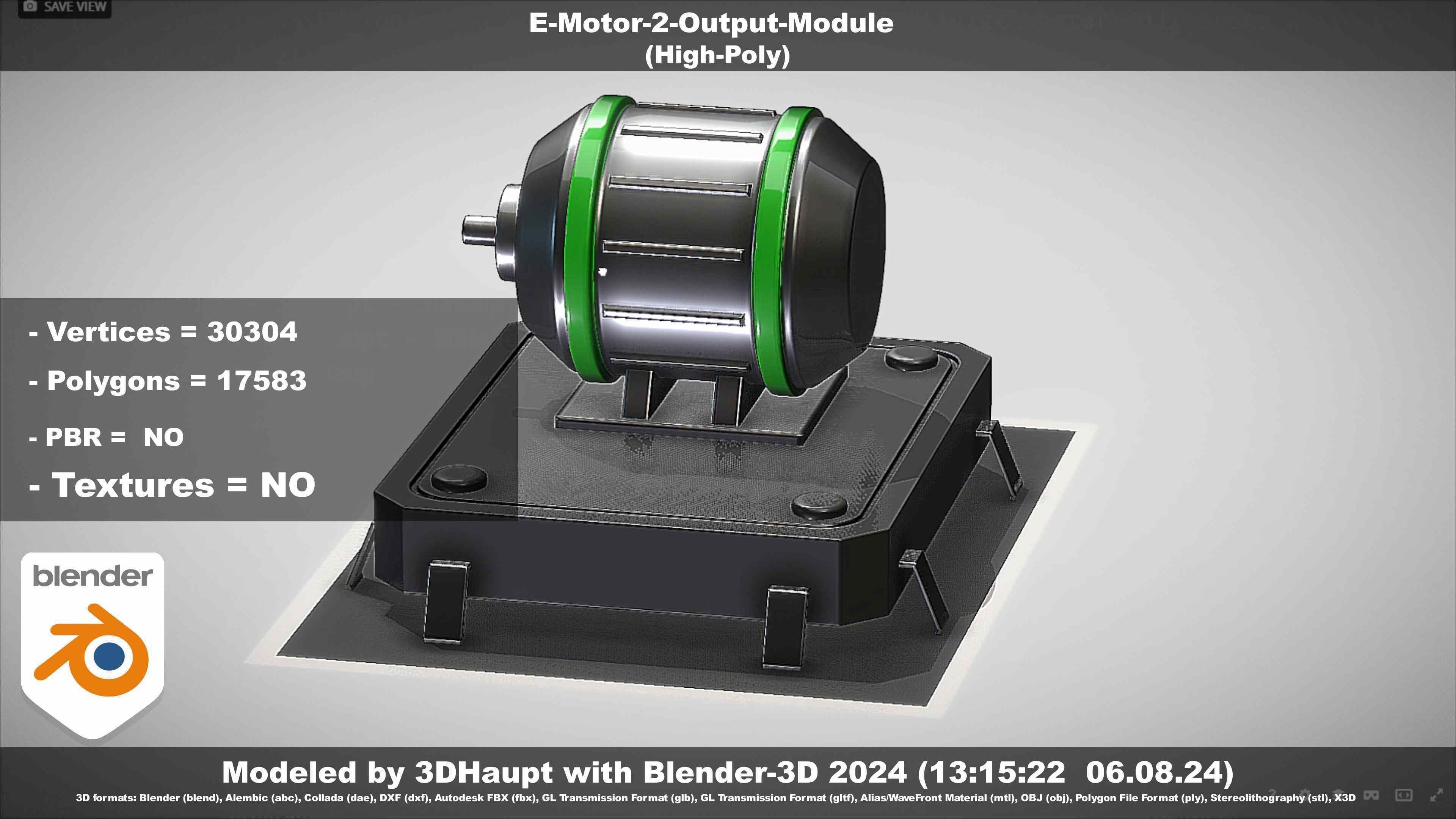 E-Motor-2-Output-Module  3D model_133