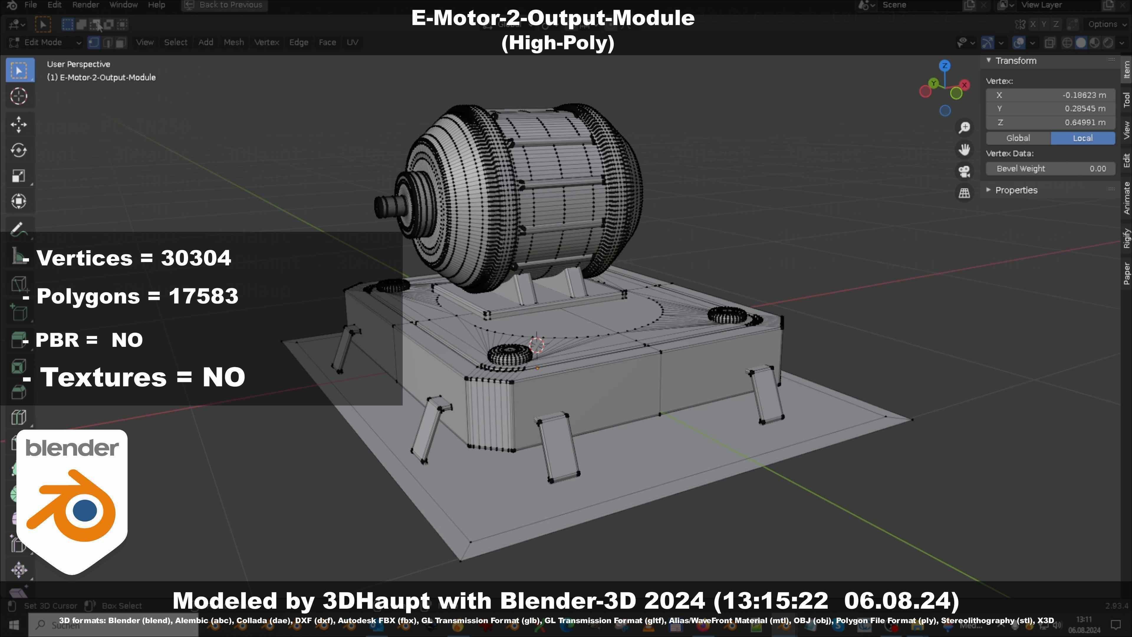 E-Motor-2-Output-Module  3D model_71