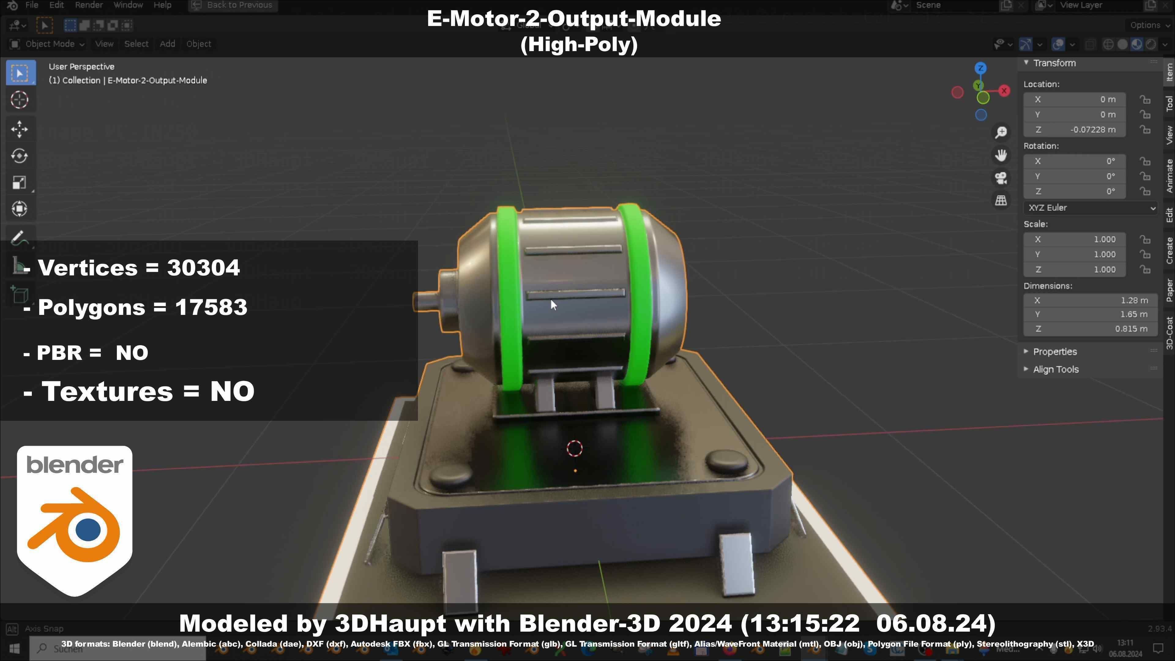E-Motor-2-Output-Module  3D model_81