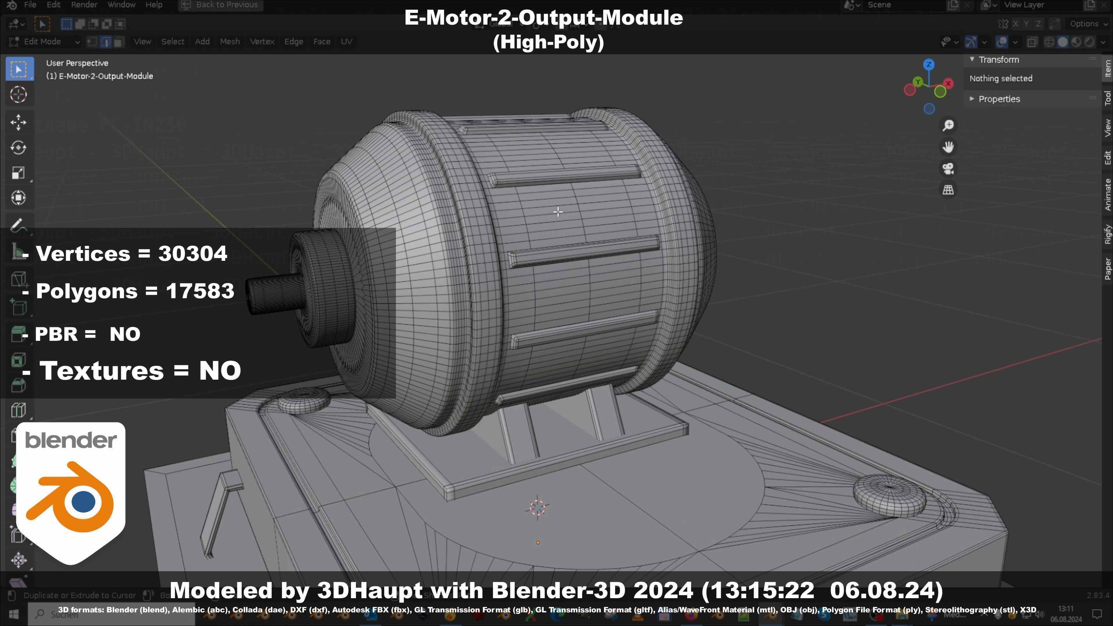 E-Motor-2-Output-Module  3D model_122