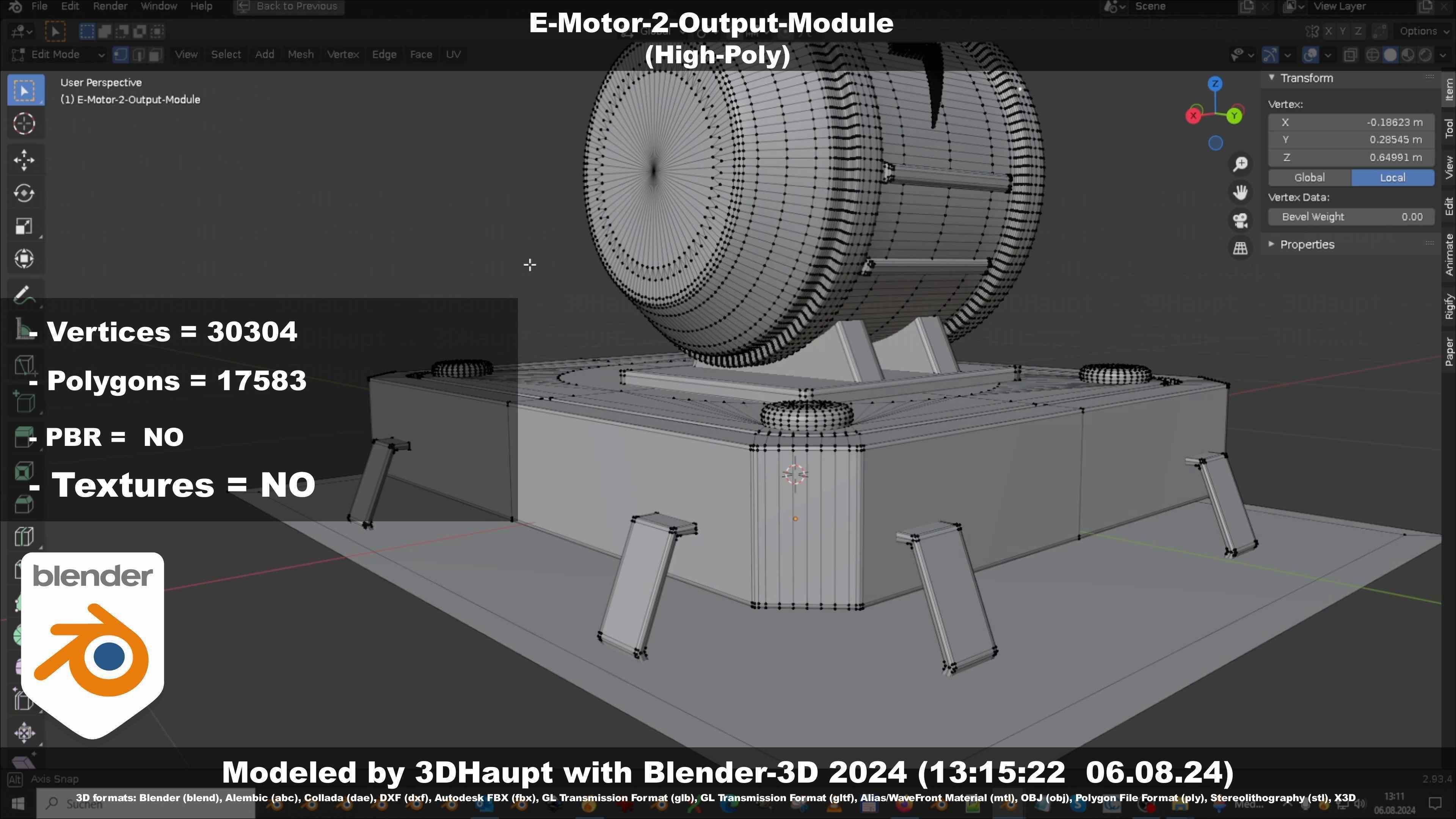 E-Motor-2-Output-Module  3D model_51