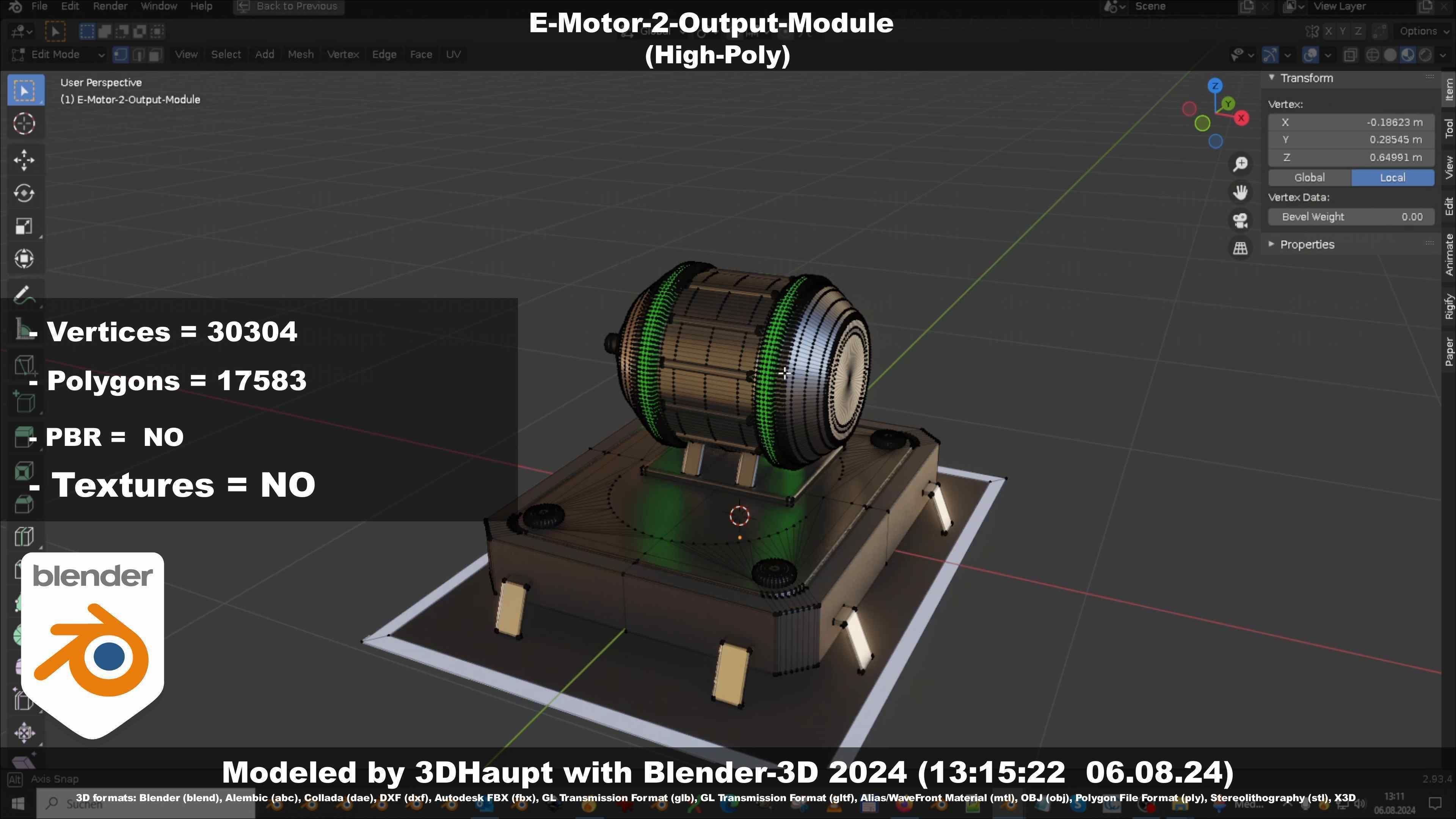 E-Motor-2-Output-Module  3D model_48