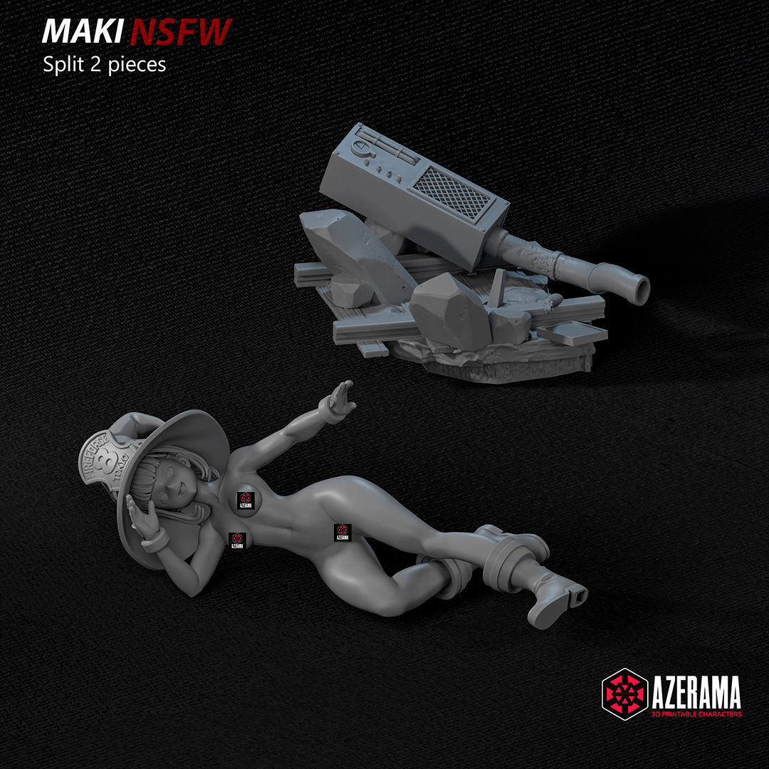 Maki STL Ready for 3D Printing 3D print model_5