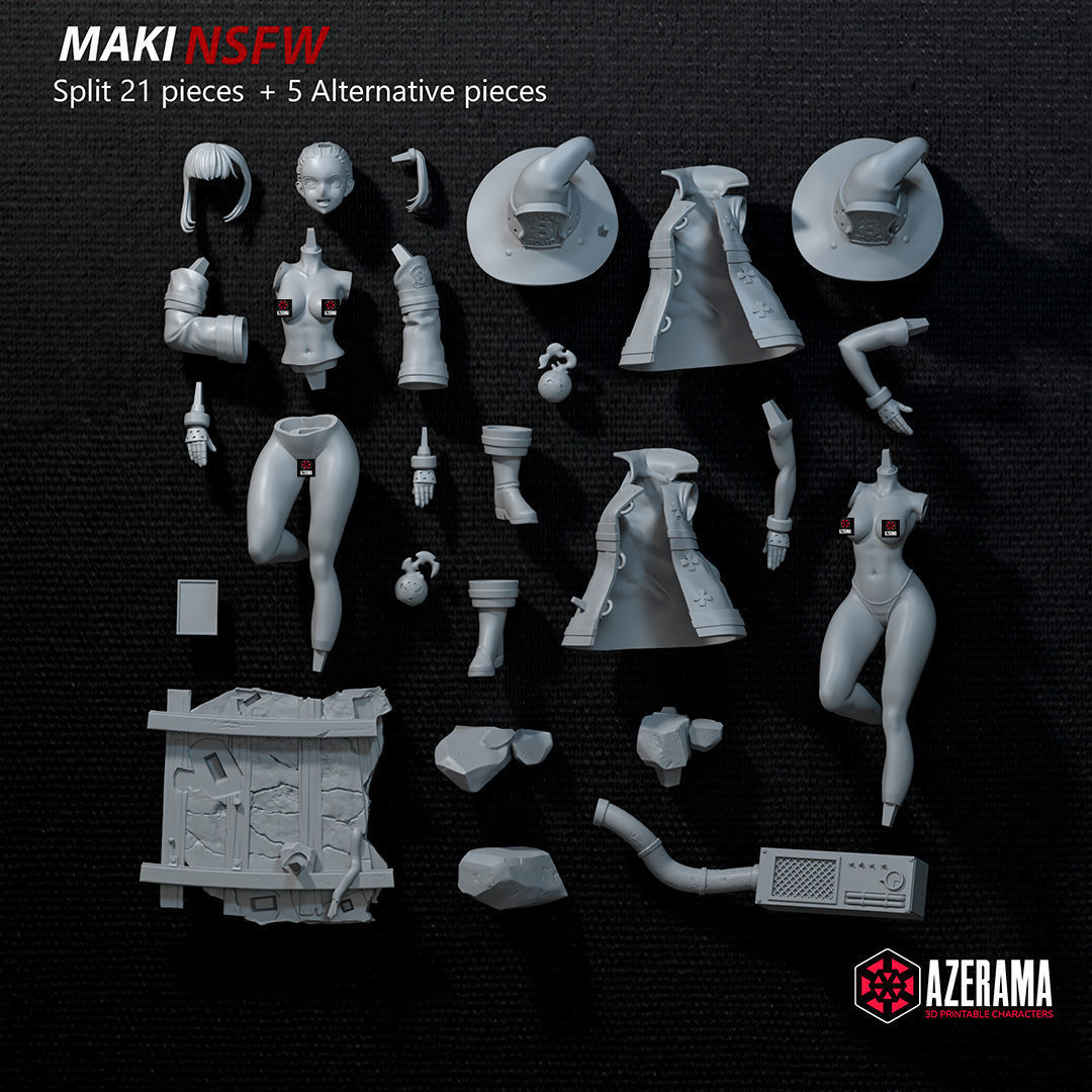 Maki STL Ready for 3D Printing 3D print model_1