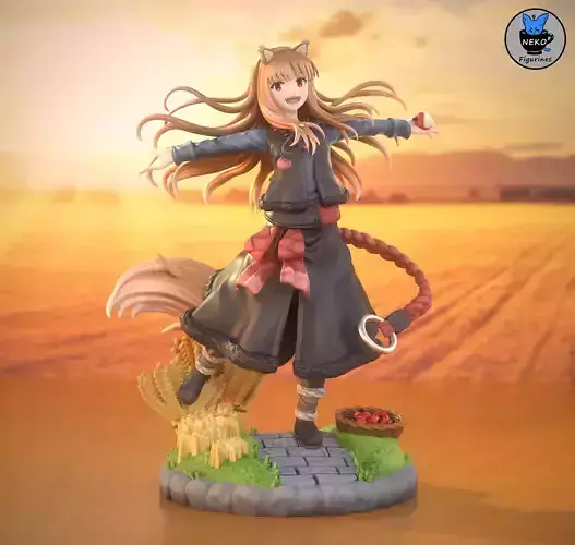Holo - Spice and Wolf Anime Figure for 3D Printing 3D print model