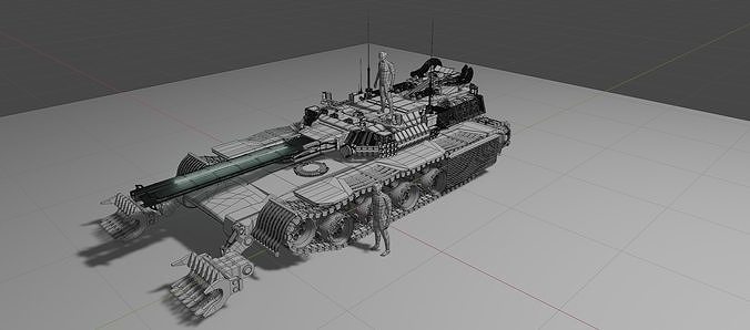 plasma tank Low-poly 3D model