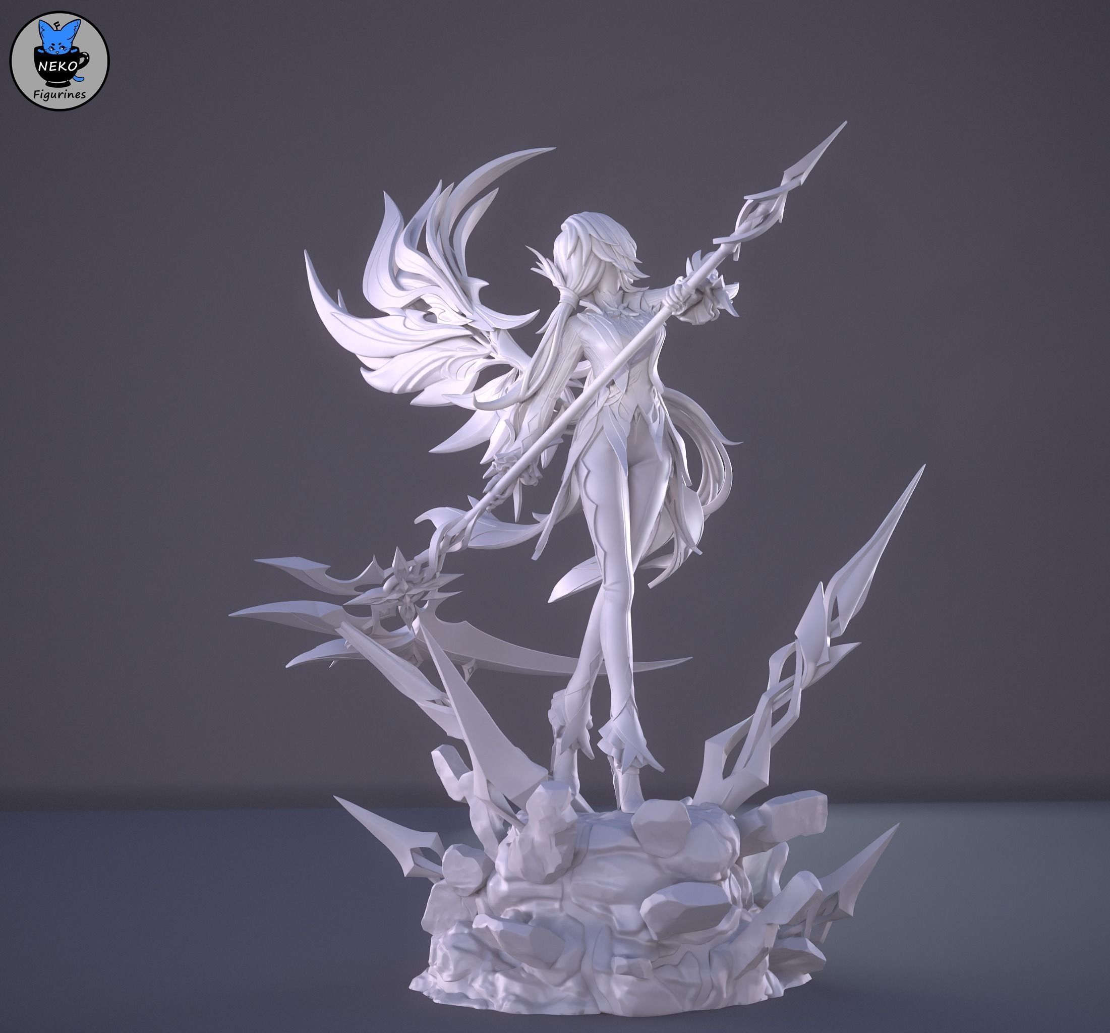 Arlecchino - Genshin Impact Game Figure for 3D Printing 3D print model_19