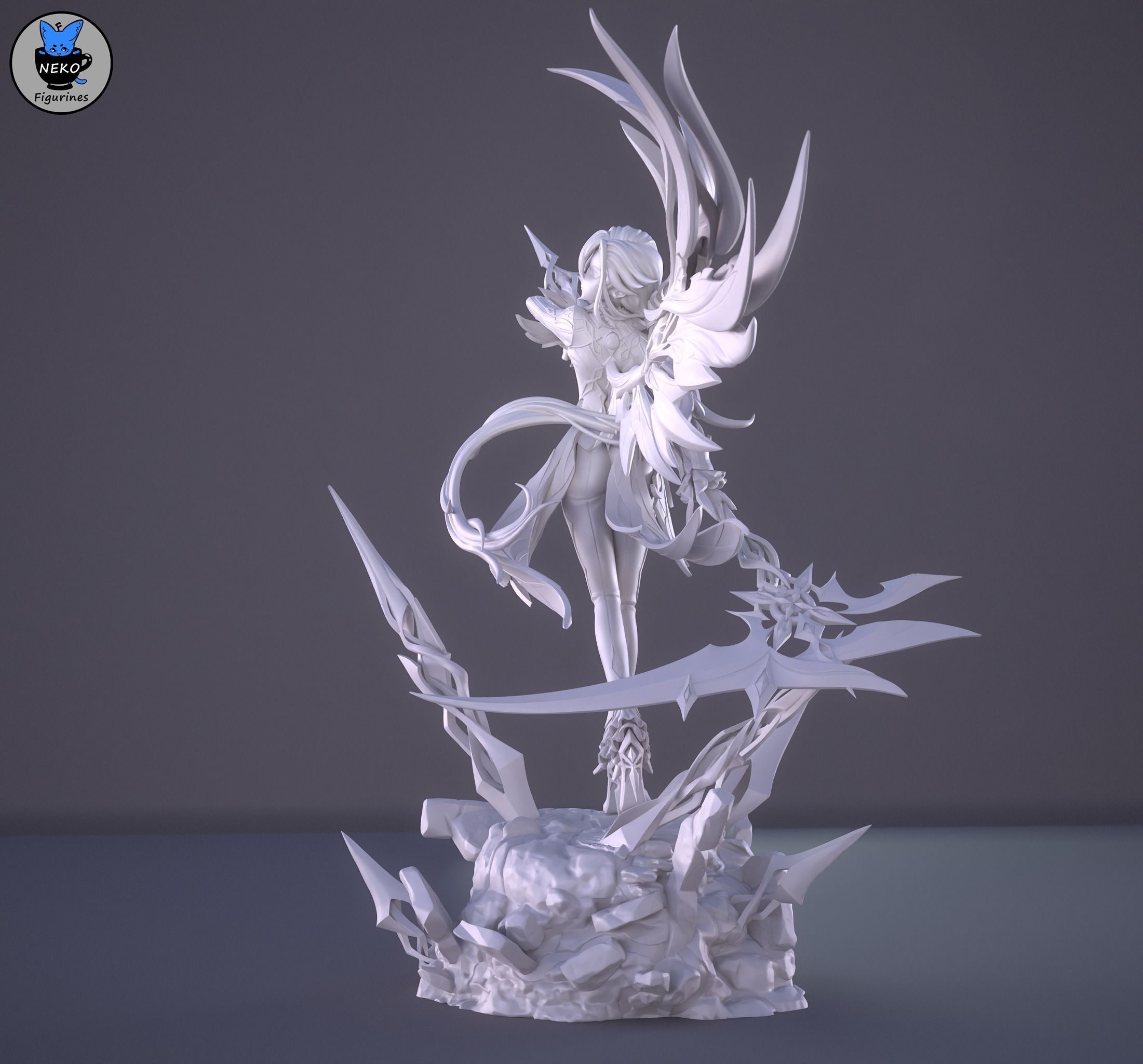 Arlecchino - Genshin Impact Game Figure for 3D Printing 3D print model_20