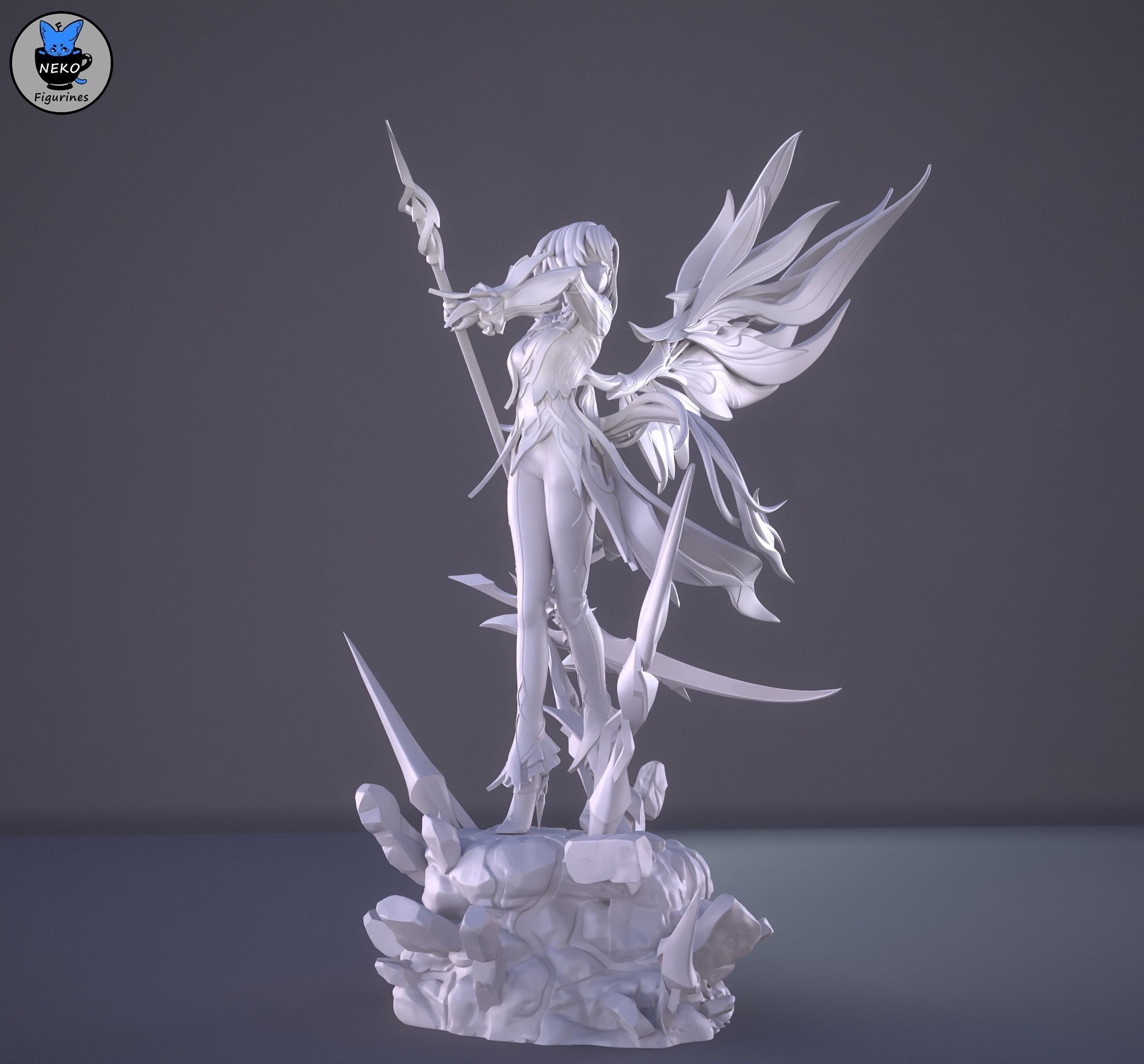 Arlecchino - Genshin Impact Game Figure for 3D Printing 3D print model_18