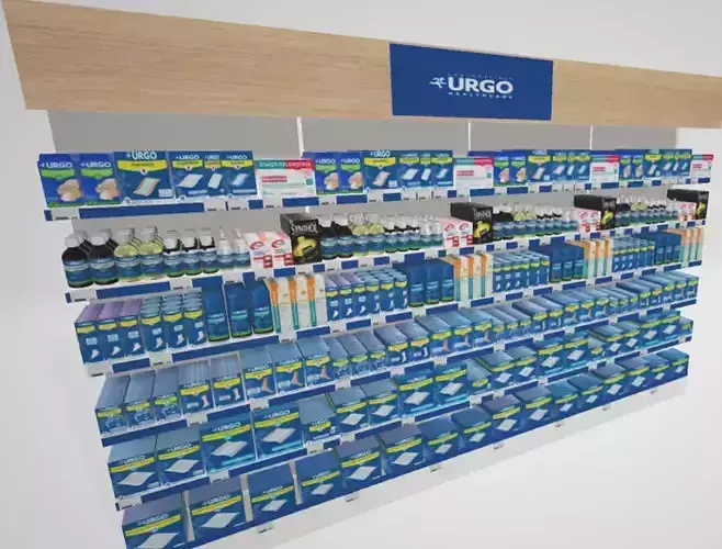 Pharmacy material 3D model